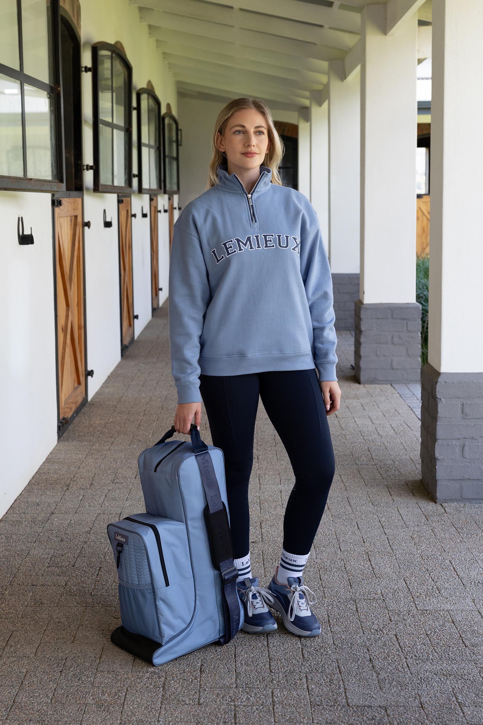 LeMieux st&oslash;vel og hjelmbag