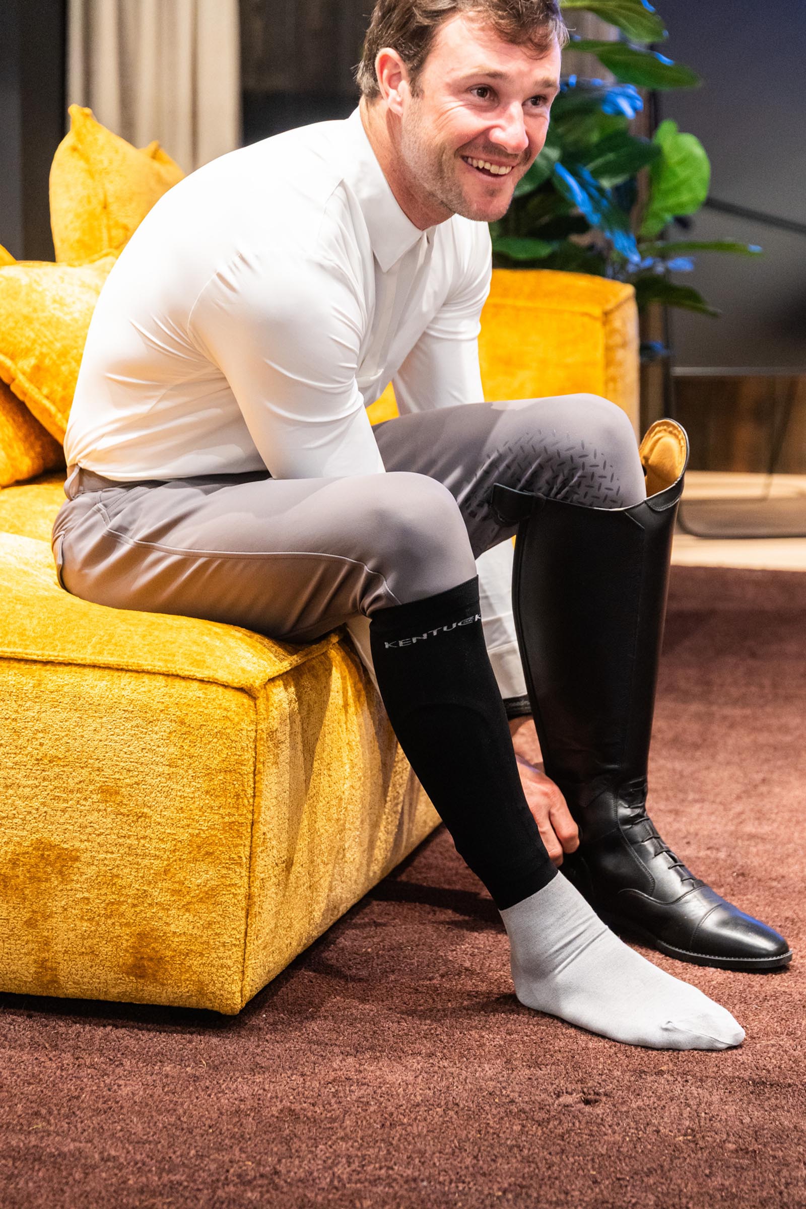 Kentucky Horsewear Mexico herre ridebukse med knegrip  