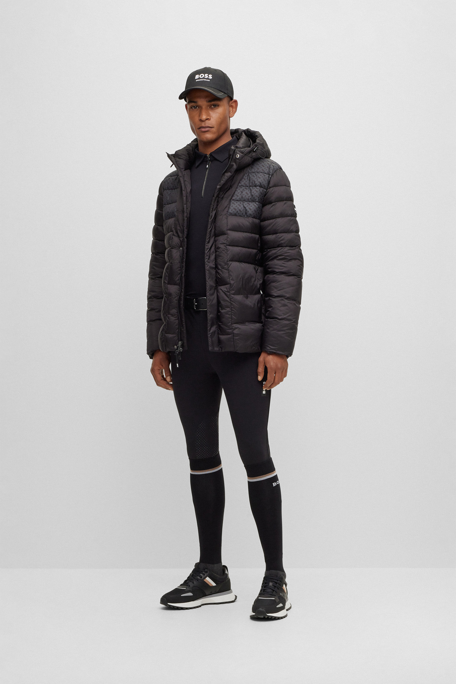 Boss Elton Signature Stripe Trenings-poloskjorte for menn