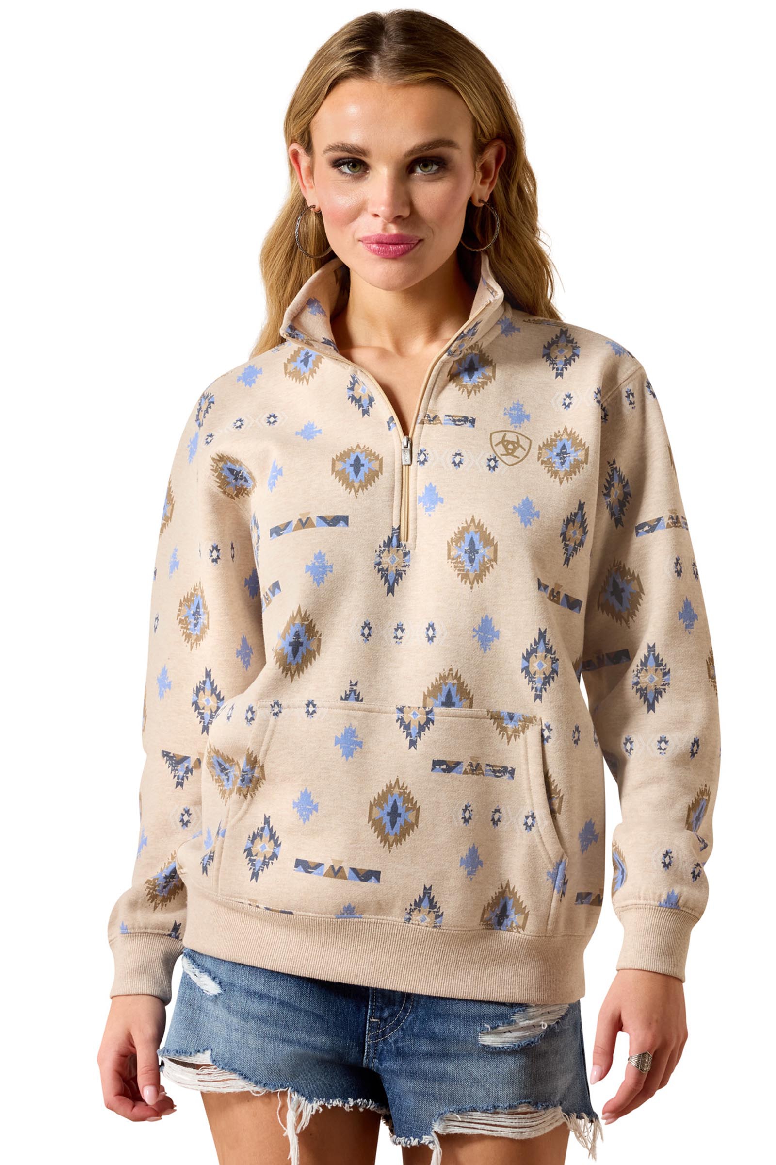 Ariat Dame Sapphire 1/2 Zip Sweatshirt