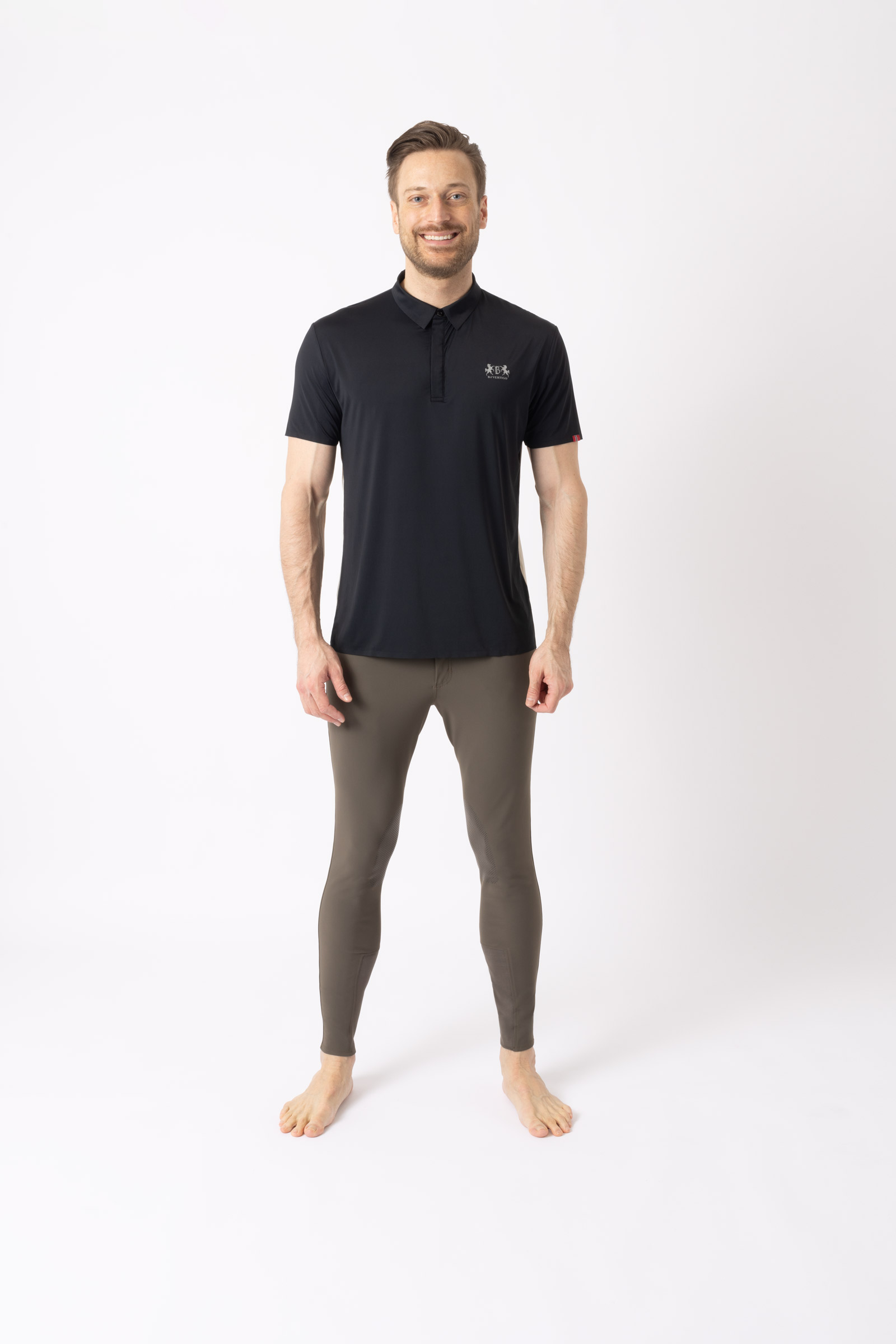 B Vertigo Aidan sømløs poloskjorte til herre