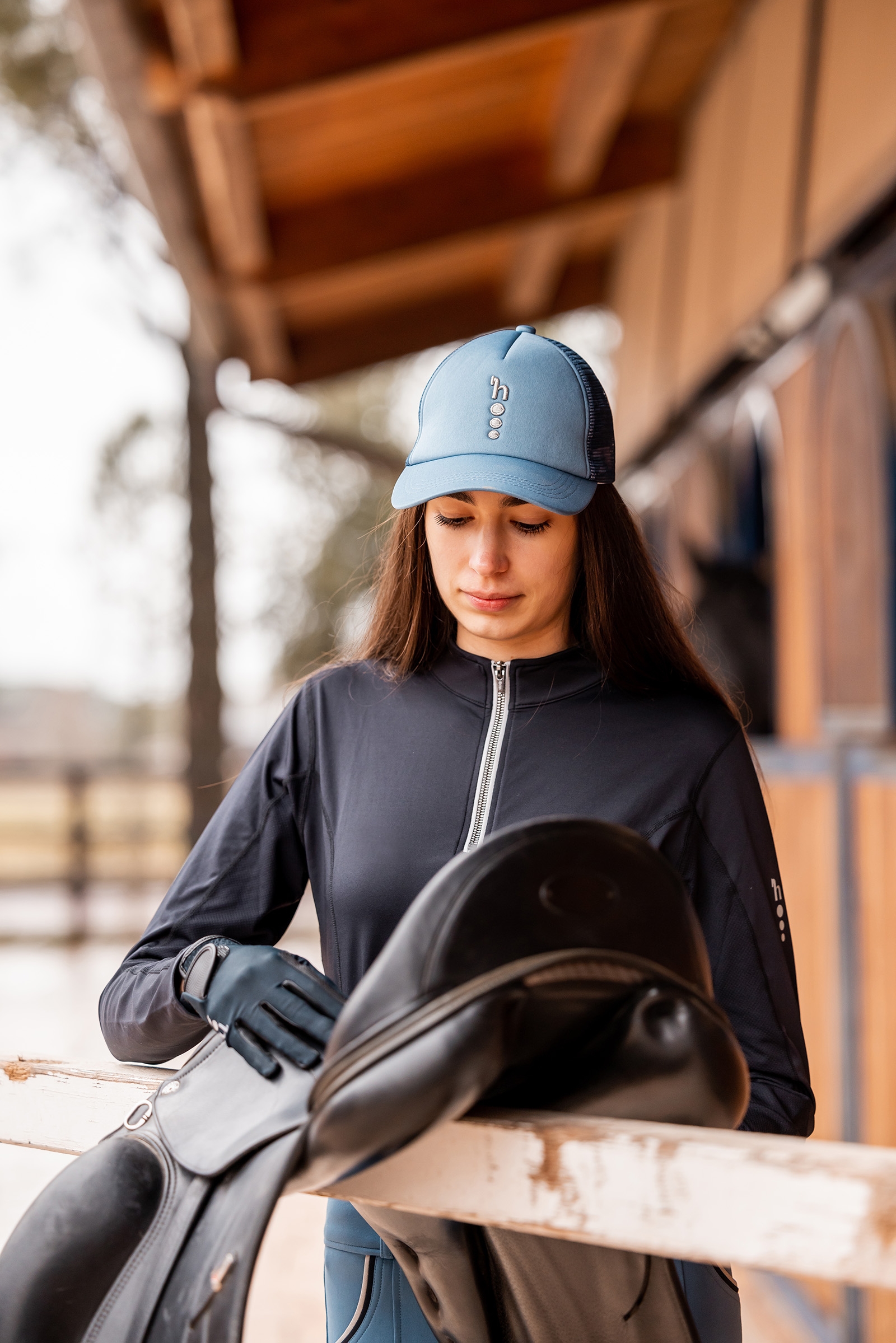 Horze Romy caps i mesh, unisex