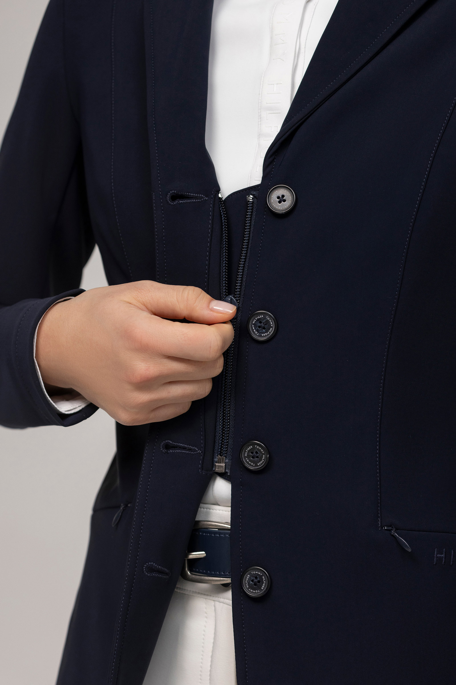 Tommy Hilfiger Equestrian Tribeca dame stevnejakke for hele &aring;ret