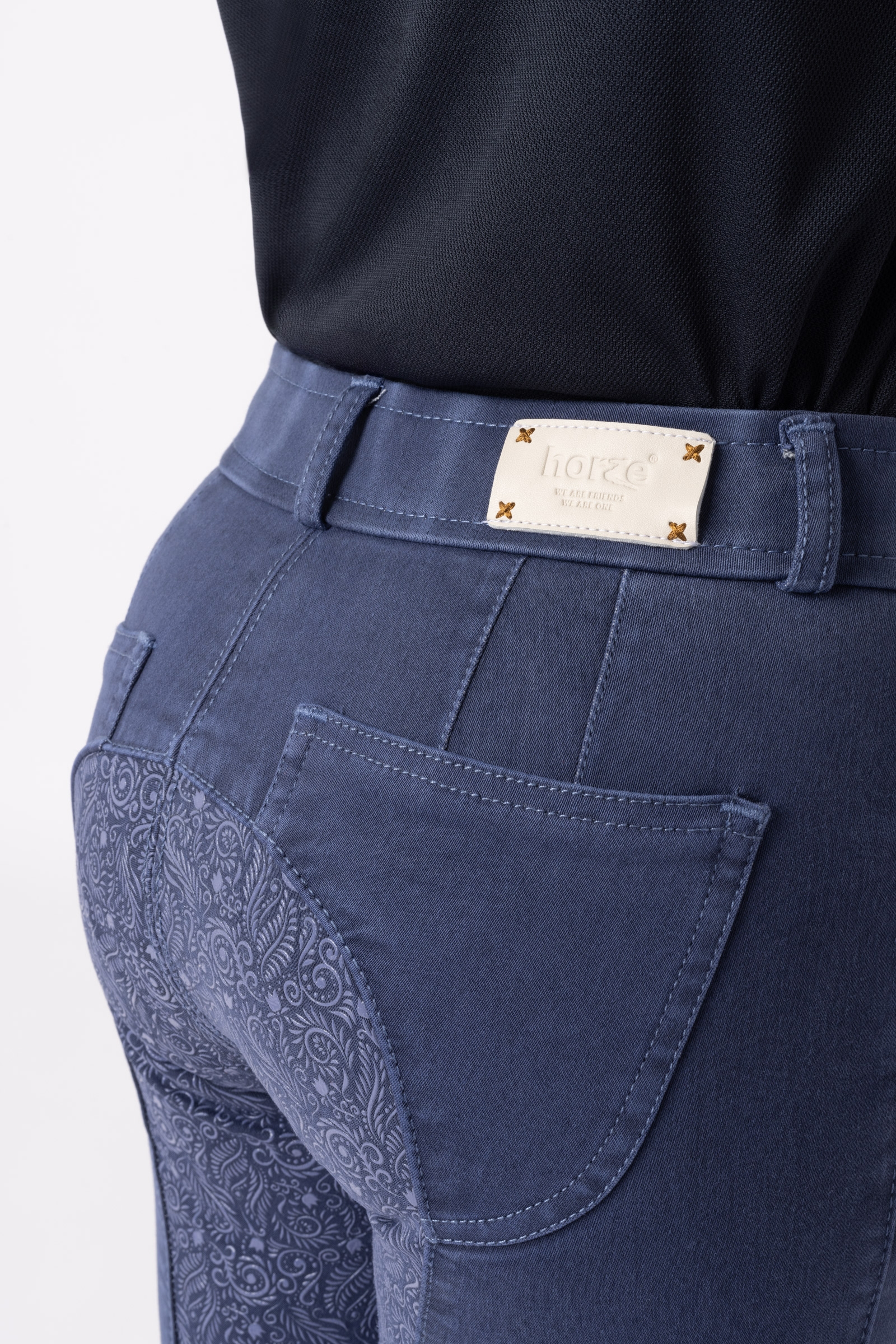 Horze Suki helforsterket ridebukse til barn