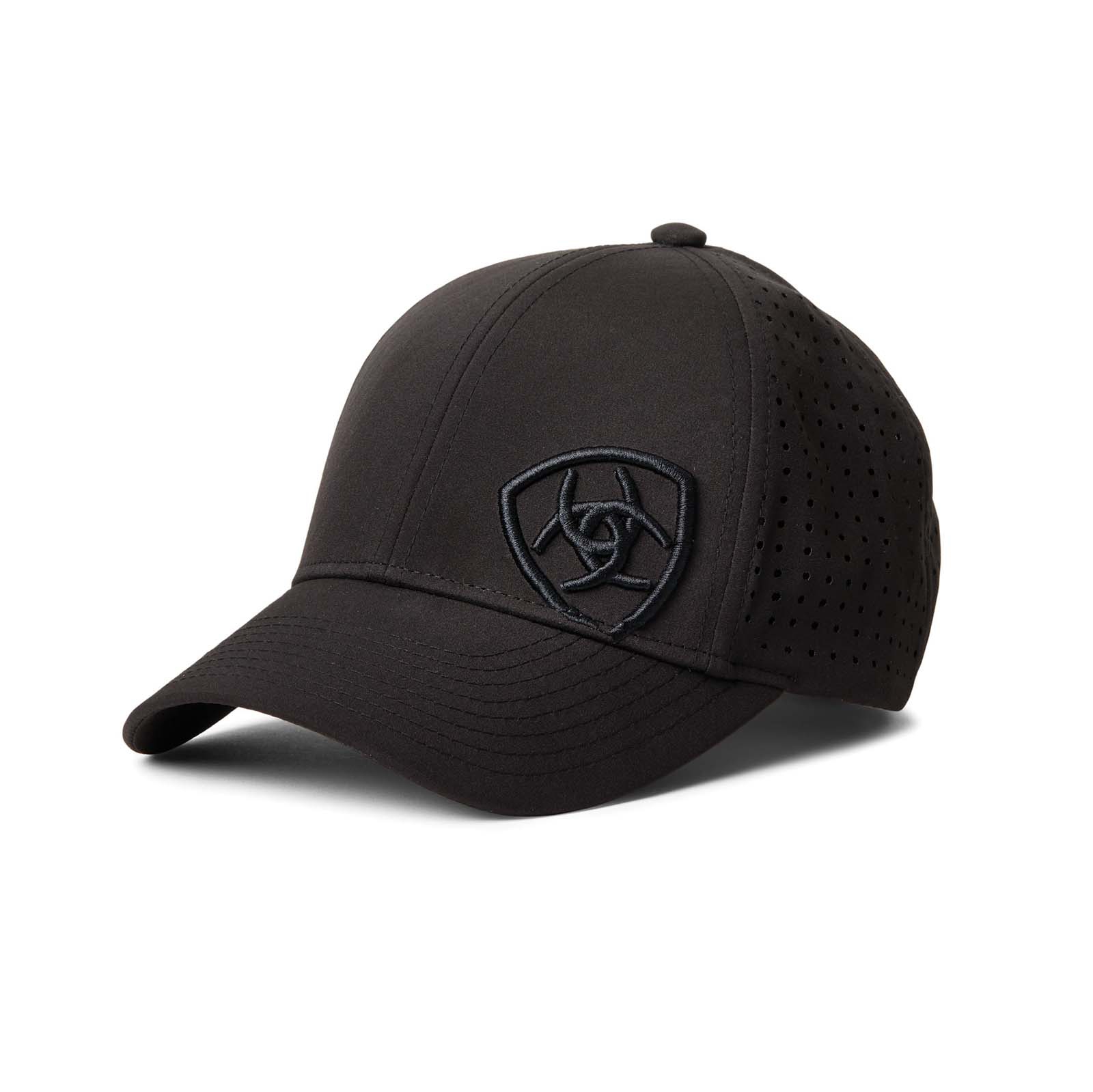 Black Ariat Tri Factor caps