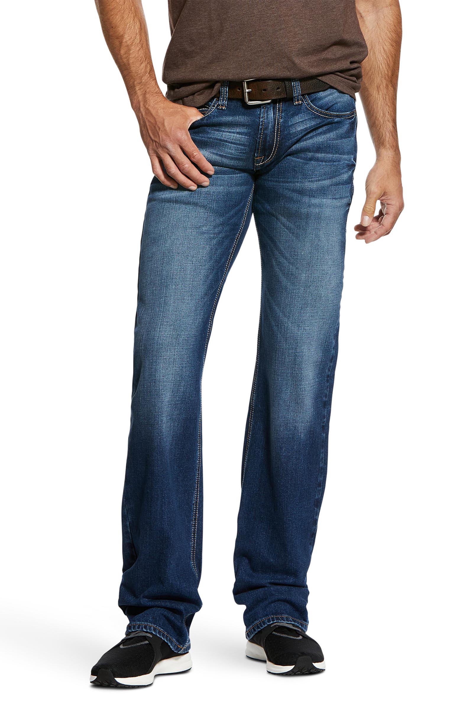 Ariat Nassau M7 Rocker jeans med rette ben for herrer