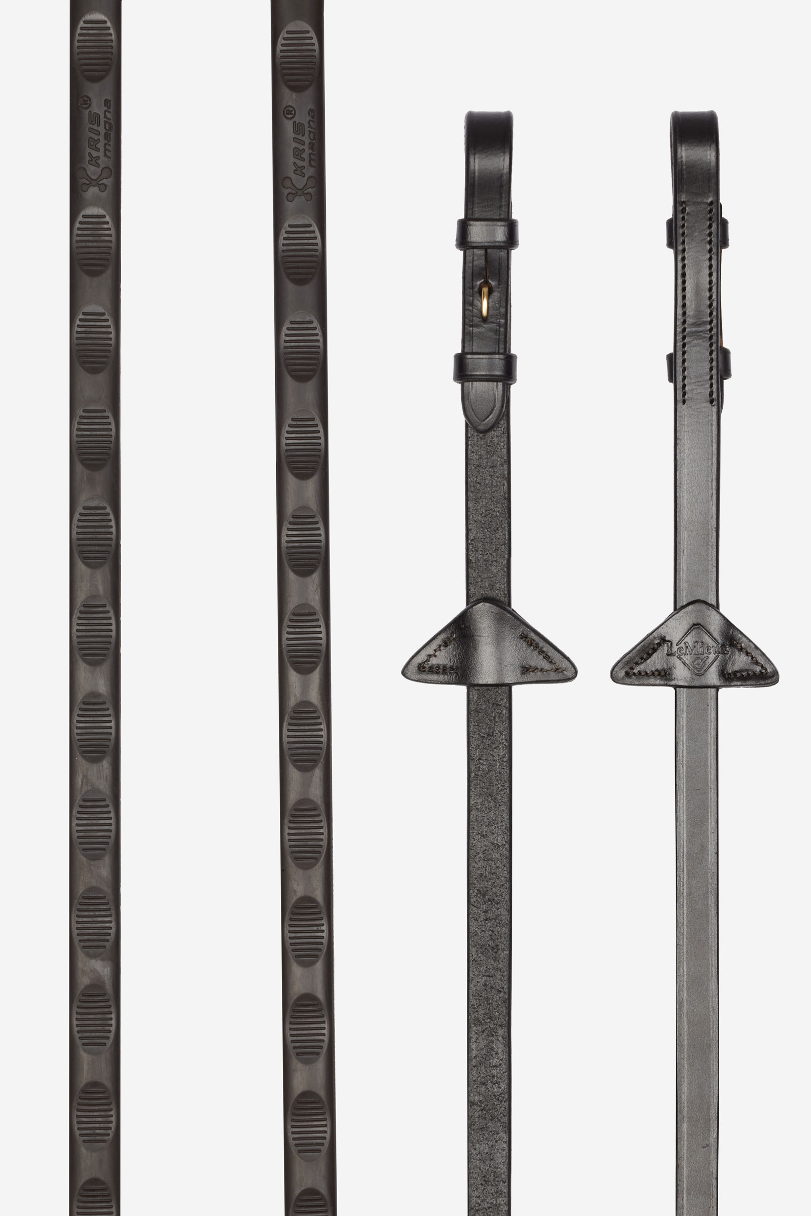 Brown/Brass LeMieux Magna Grip gummitøyler