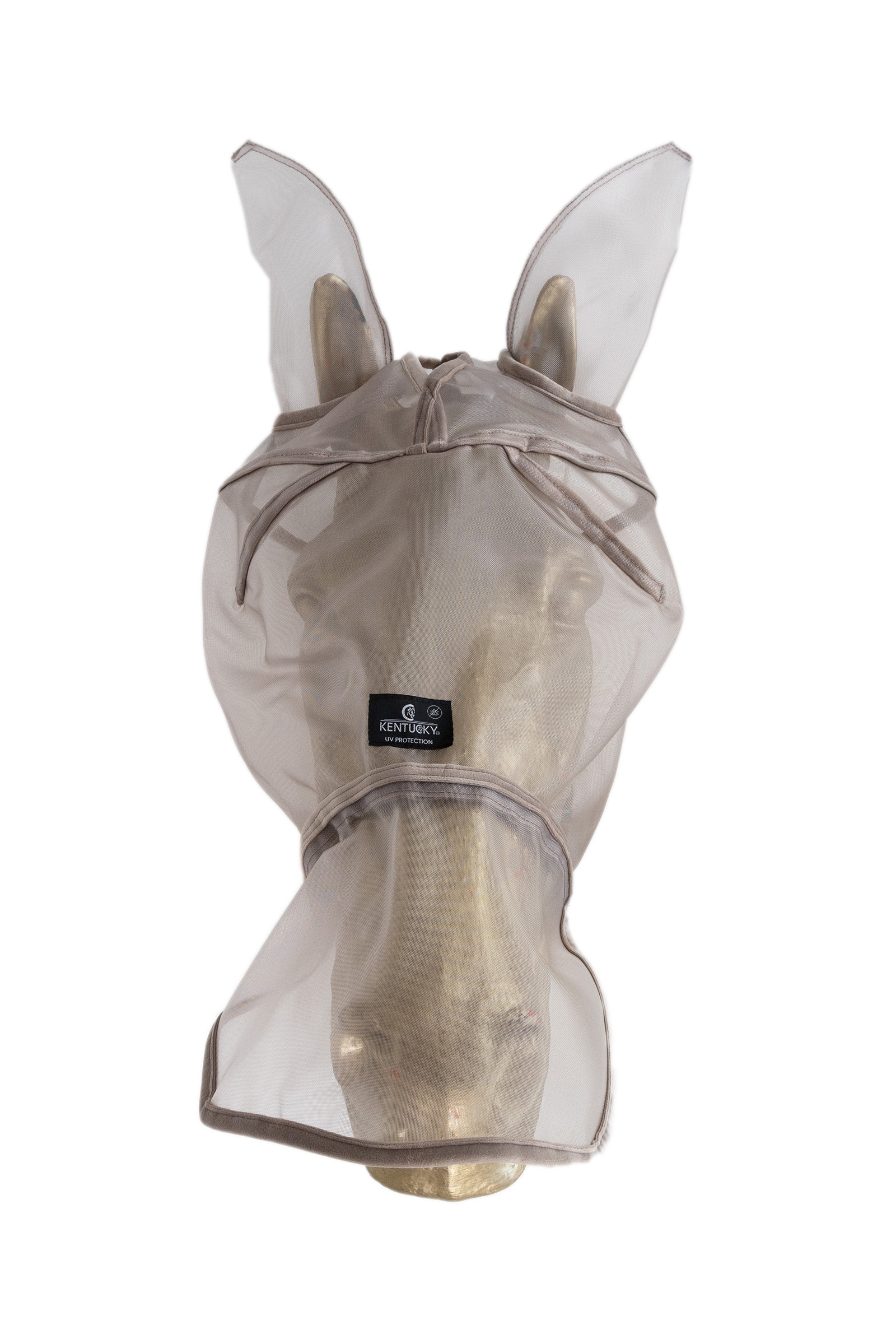 Kentucky Horsewear Classic fluemaske med &oslash;rer og nesebeskytter