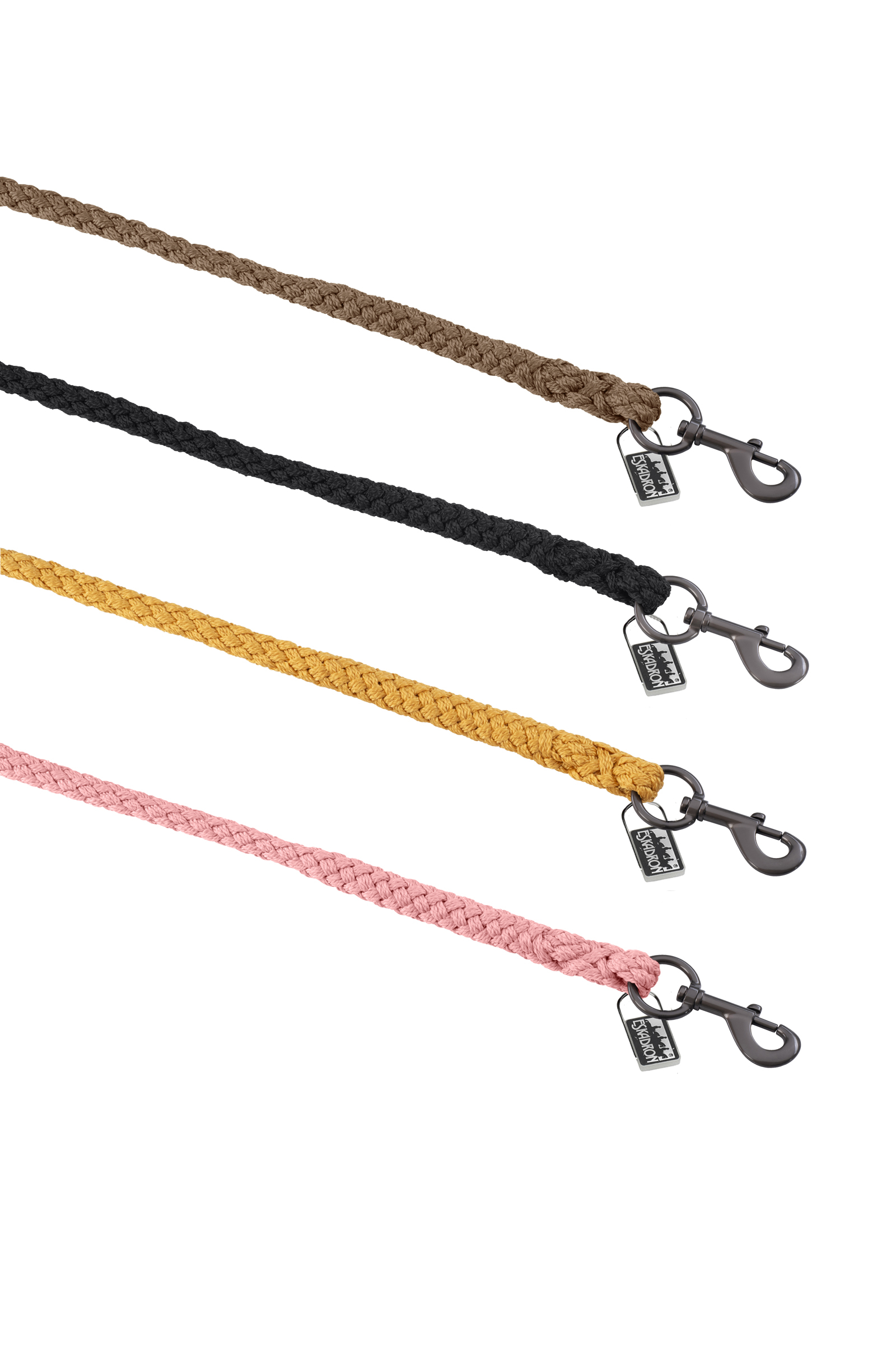 Eskadron Platinum 25 Regular Svivel Karabinerhake Ledertau