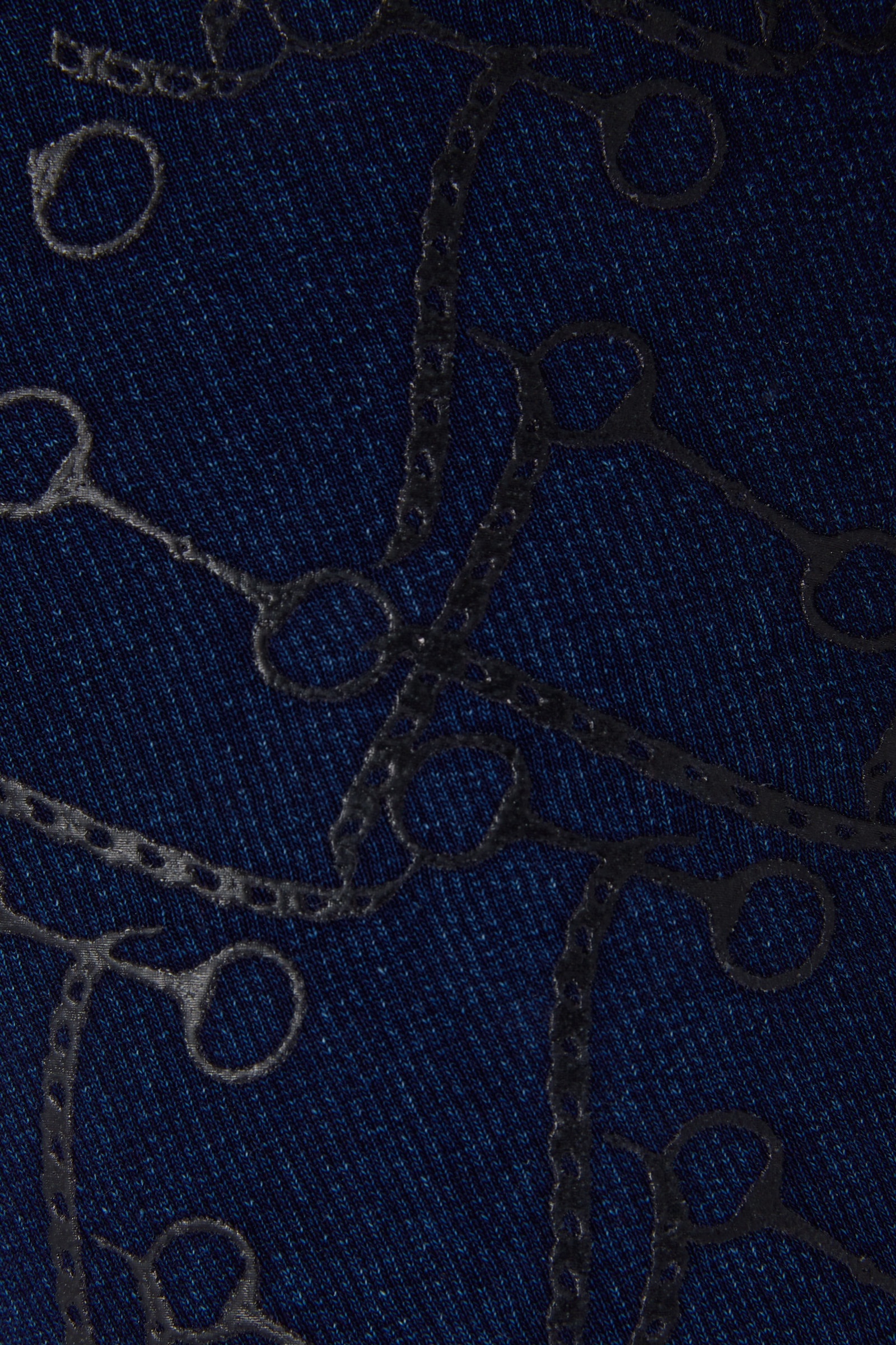 Horze Kacy helforsterket denim thermo ridebukse, dame