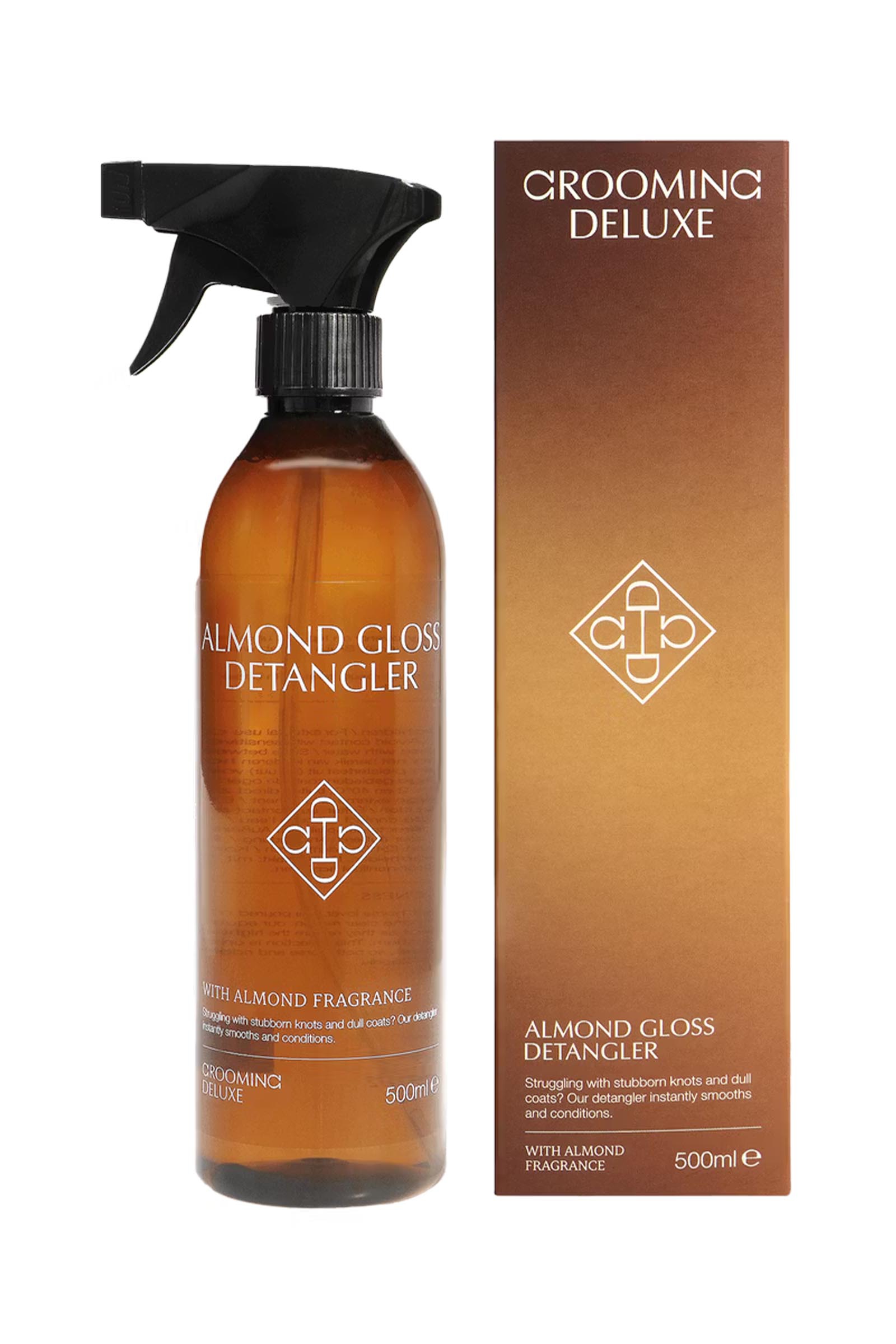 Grooming Deluxe Almond Gloss detangler, 500 ml