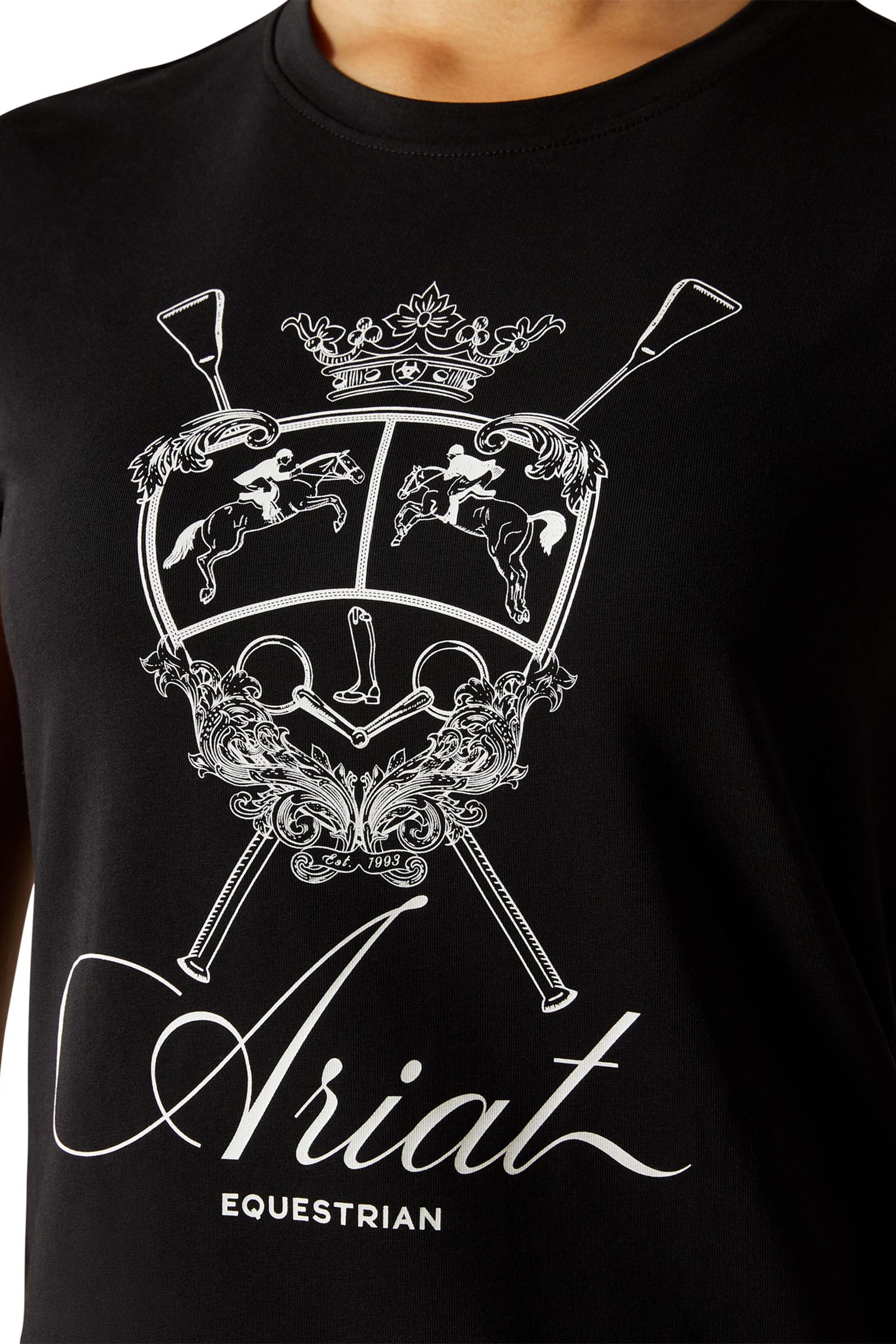 Ariat Ritzy Logo kortermet skjorte for barn