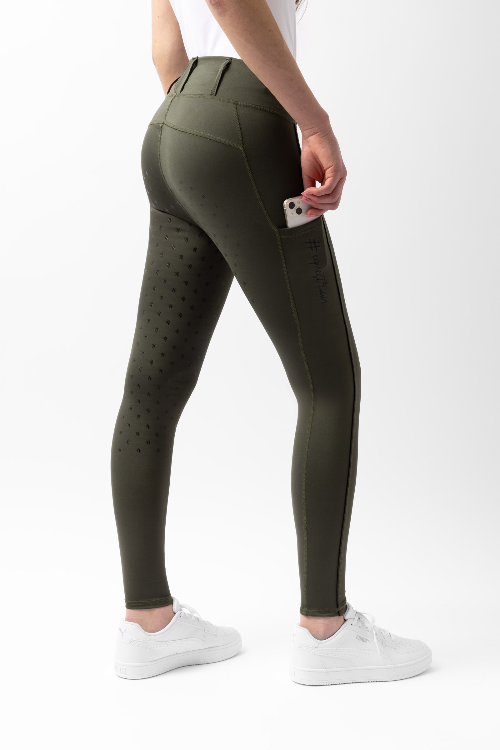 Horze Young Rider AYA ridetights med h&oslash;yt liv, dame