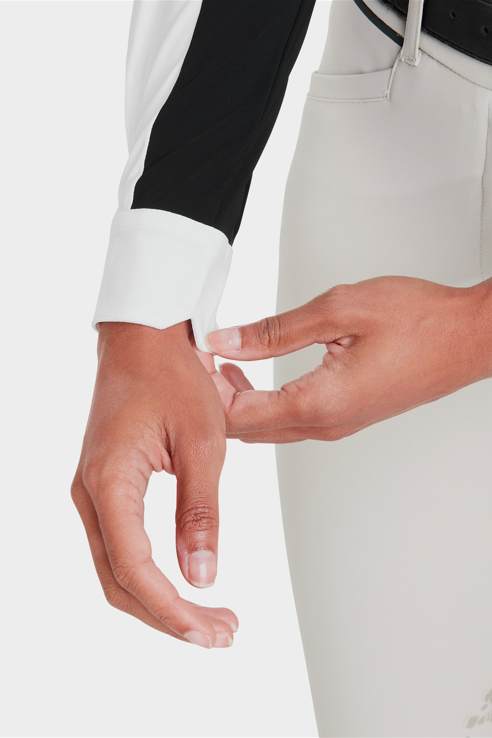 Horse Pilot Monica langermet stevneskjorte for kvinner