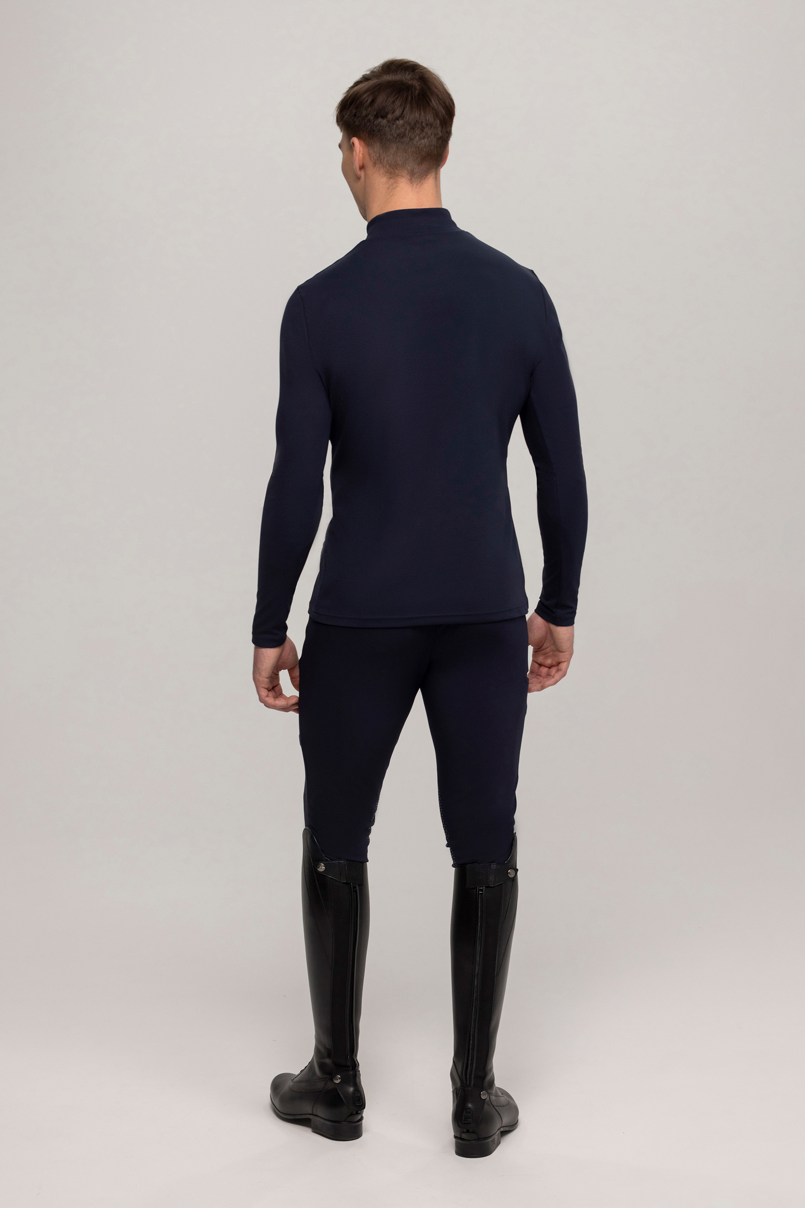 Tommy Hilfiger Equestrian Phoenix herre langermet skjorte med h&oslash;y hals