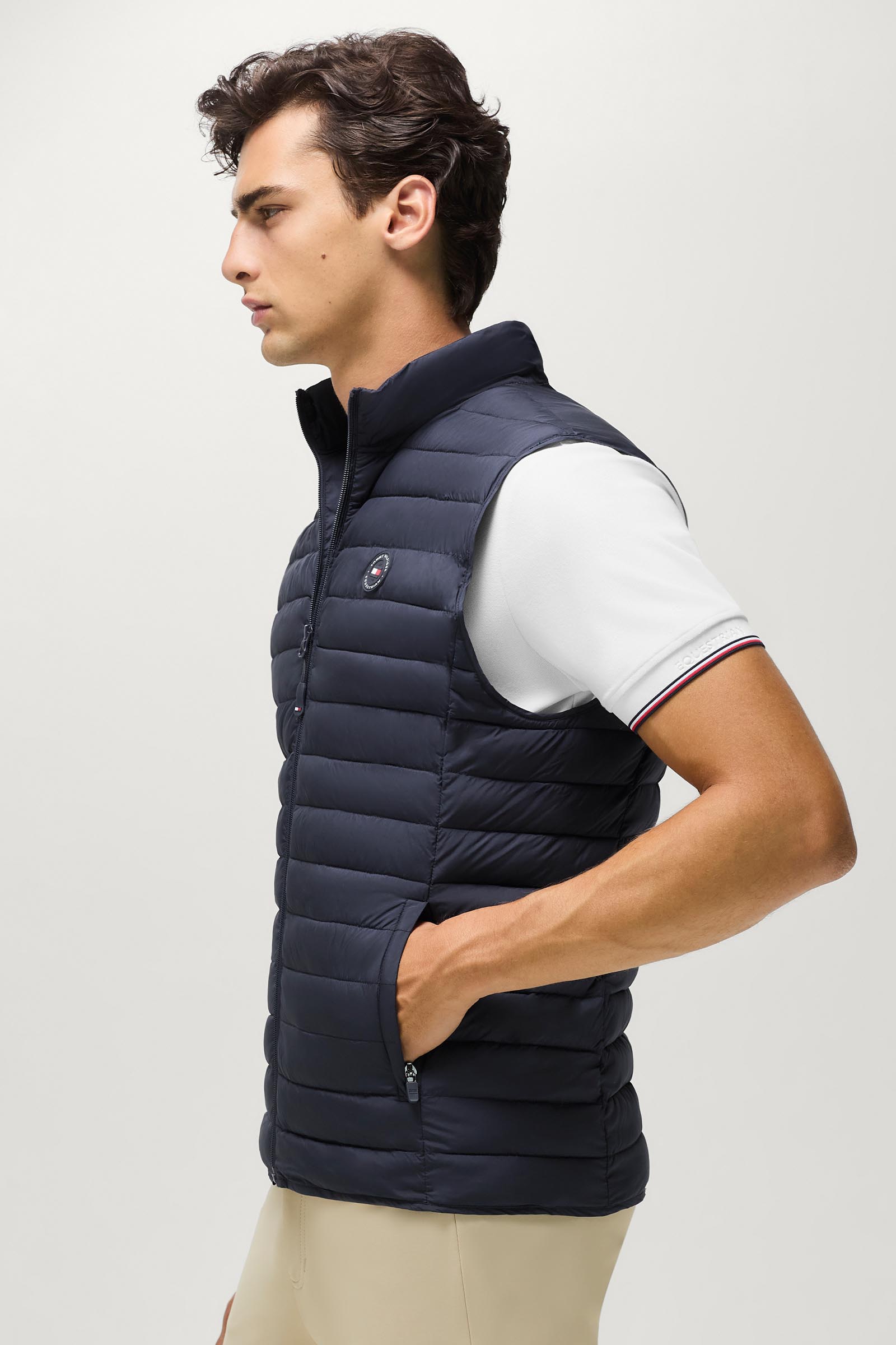 Tommy Hilfiger Equestrian Montero herre vattert vest