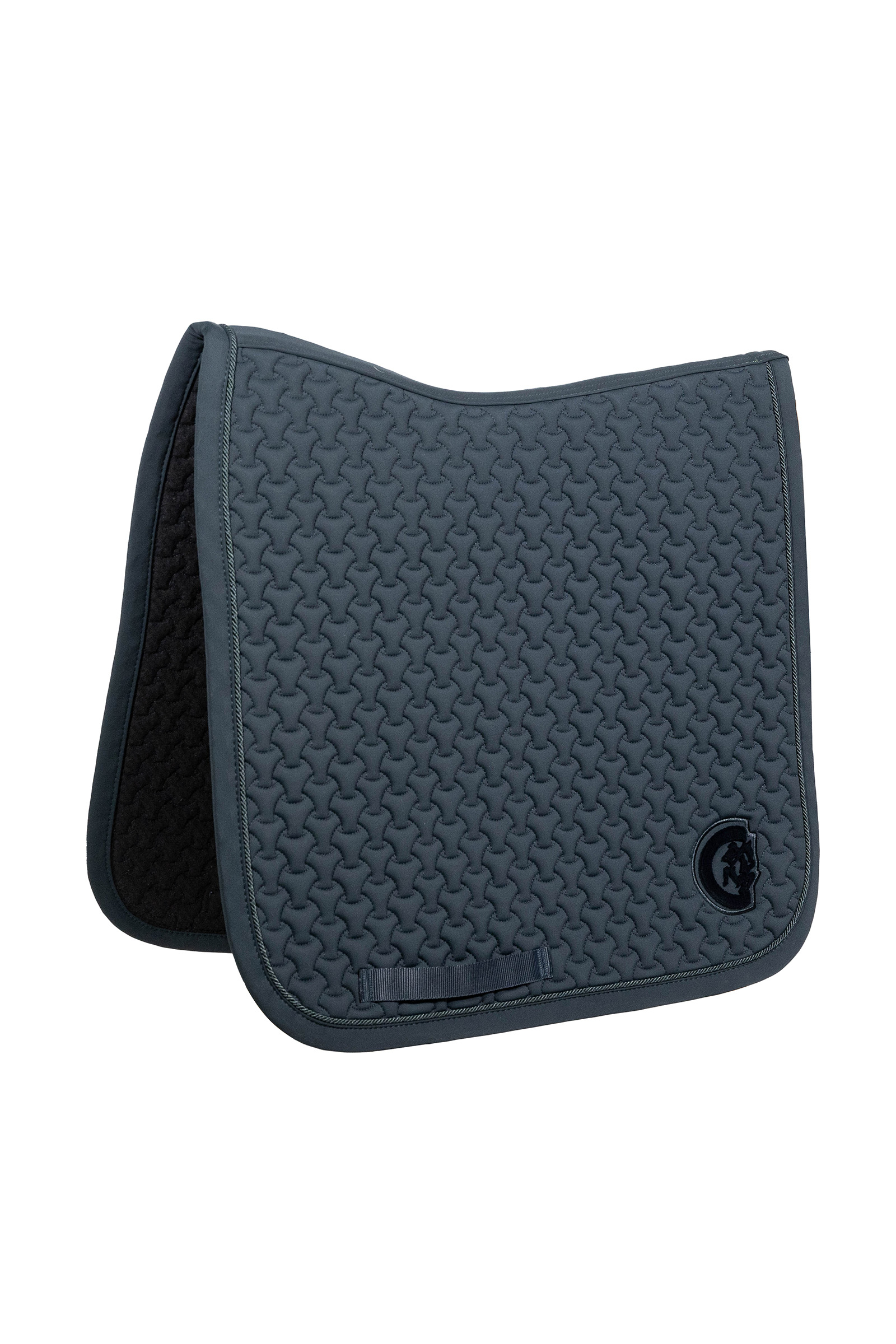 pine green Kentucky Horsewear Salunderlag Flettet 3D-logo Dressur