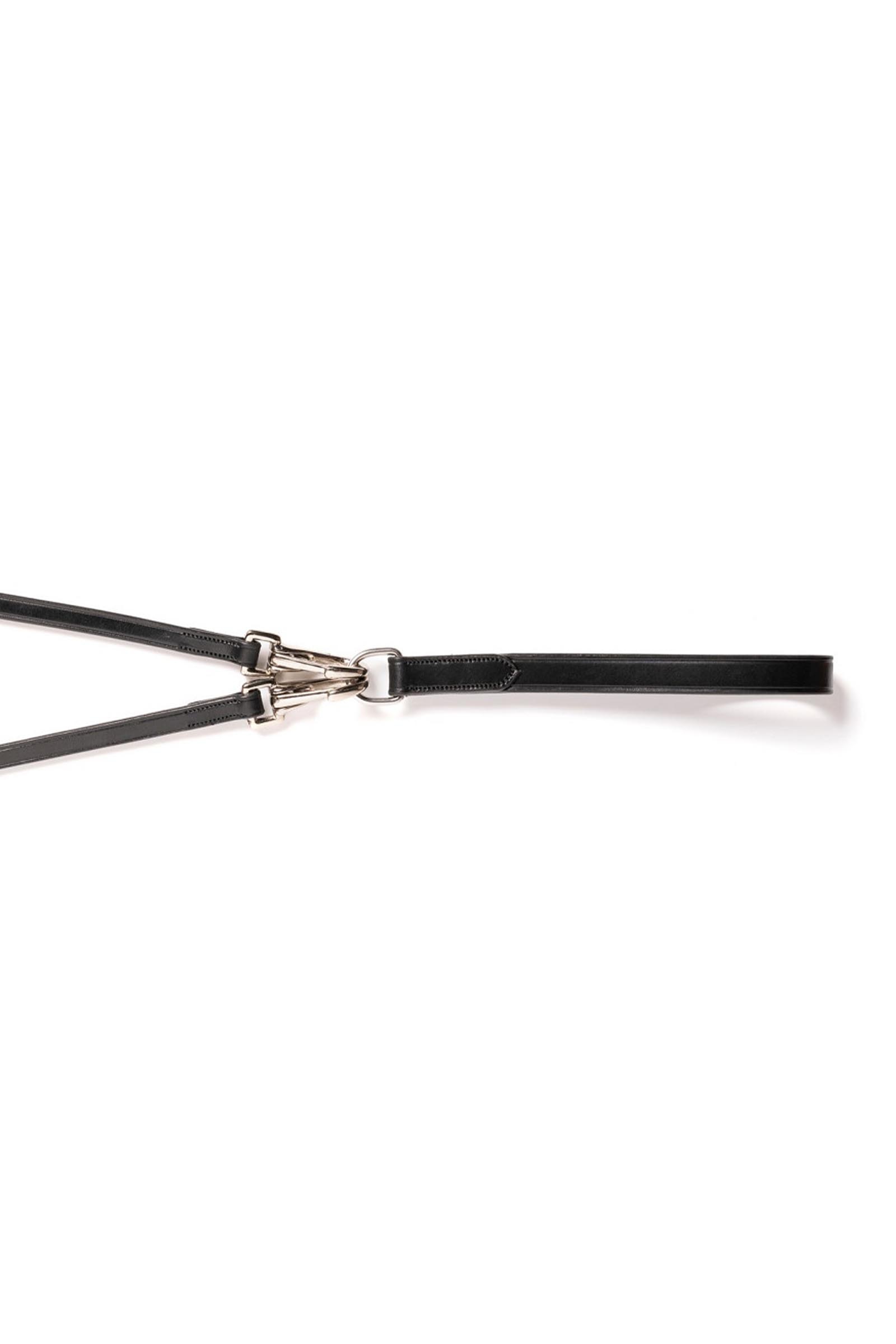 Black/Silver Trust Equestrian Monaco trekkt&oslash;y i l&aelig;r/gummi &frac12; tomme (Hunter)