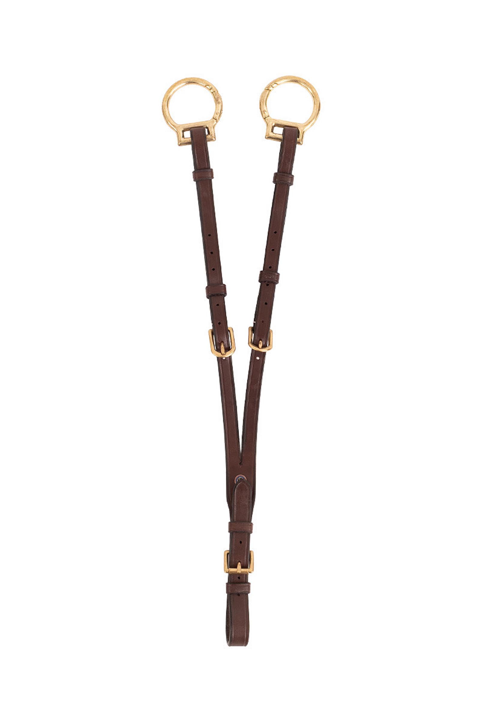 Brown/Gold Trust Equestrian Helsinki l&oslash;pende martingal-vedlegg