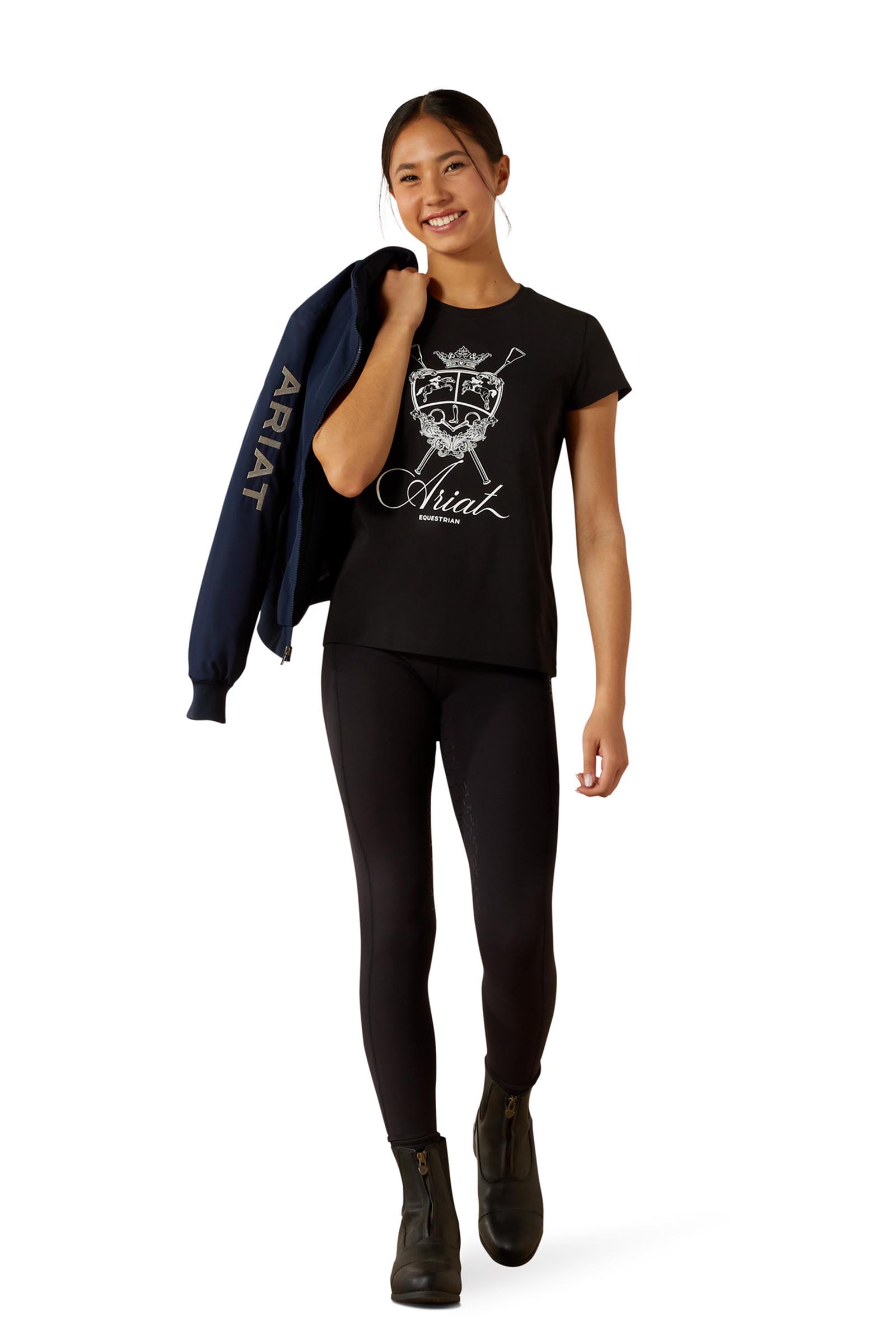 Ariat Ritzy Logo kortermet skjorte for barn