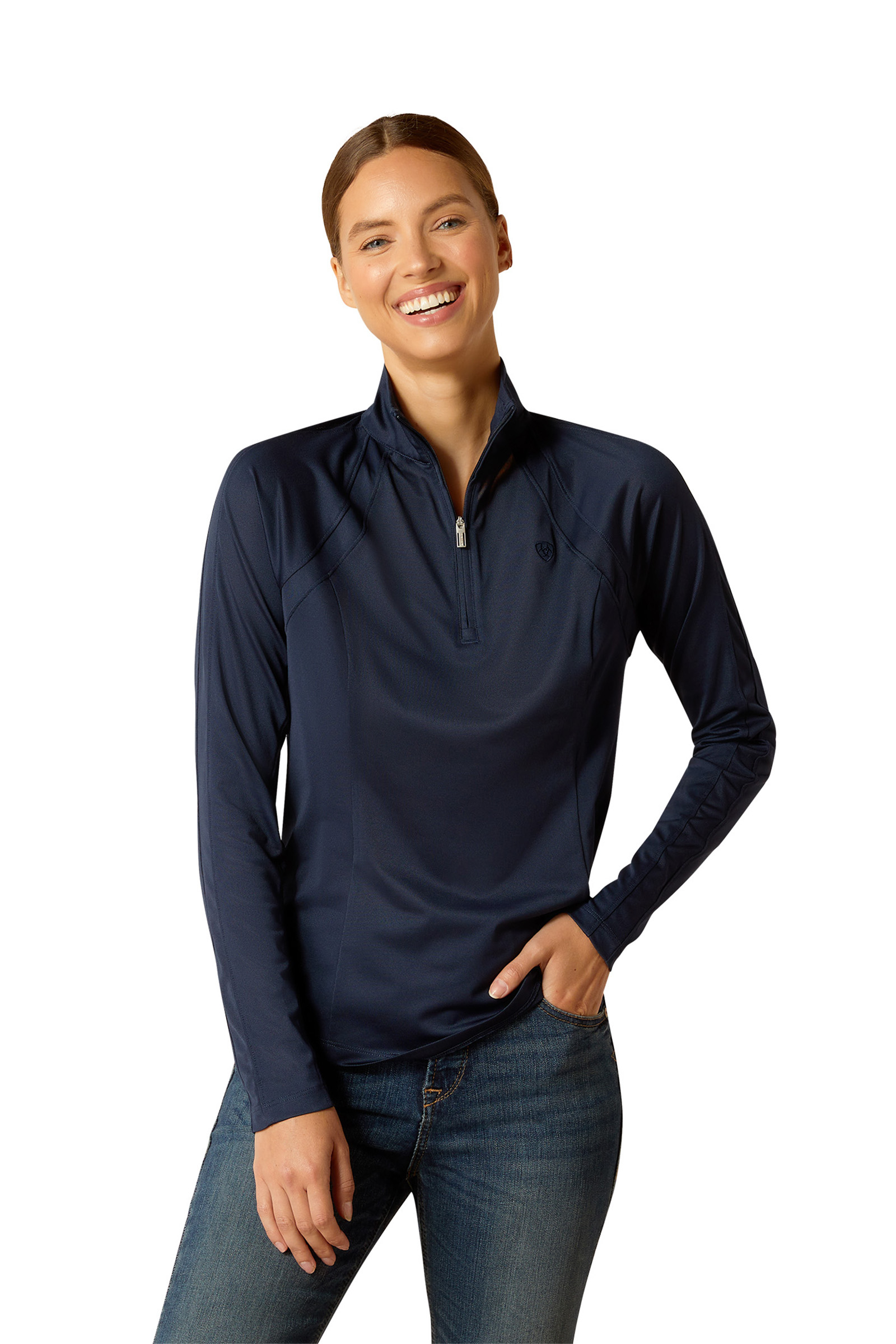 Navy Ariat Sunstopper 3.0 dame-baselayer