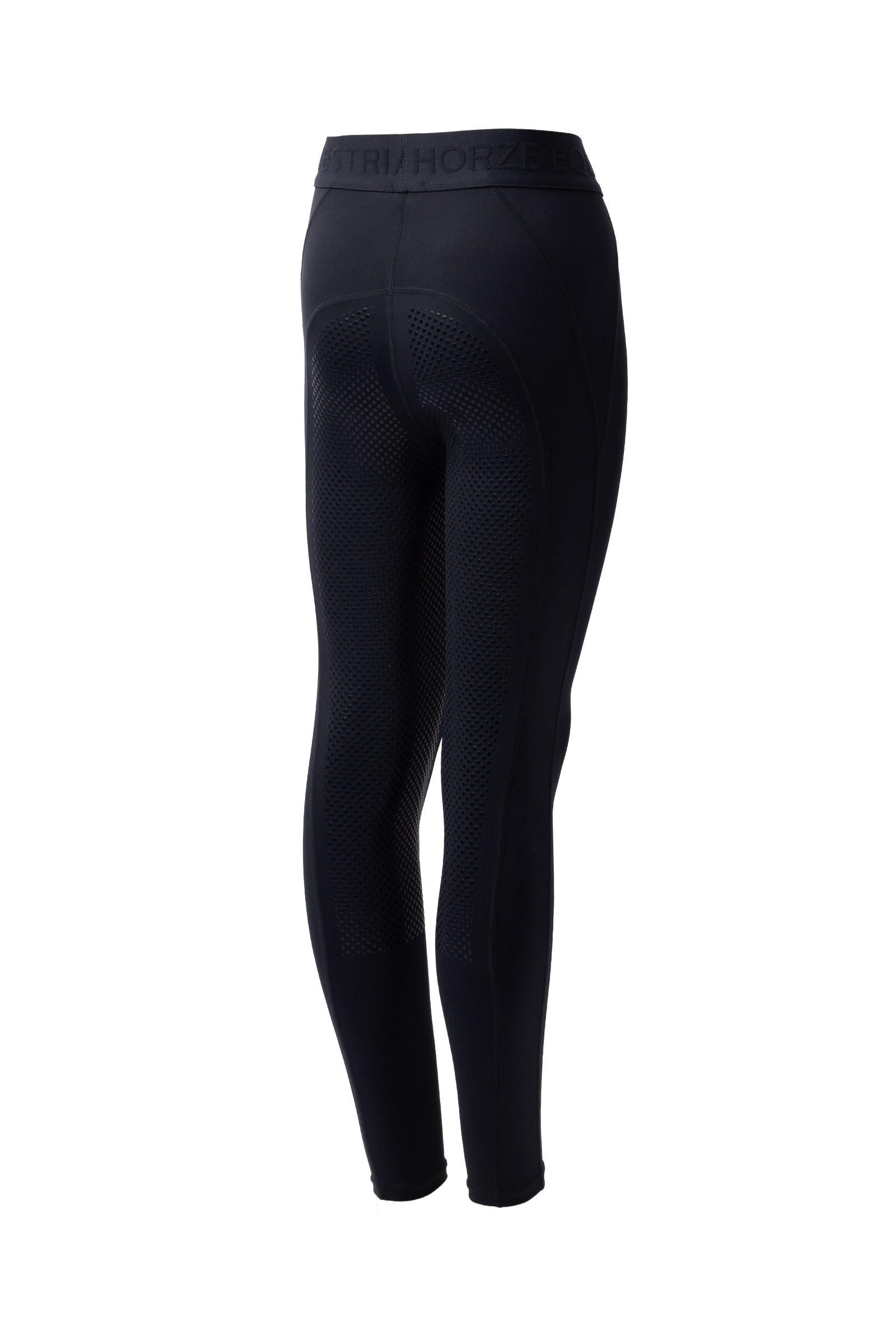 Dark Navy Horze Madison tights, helforsterket med silikon, barn