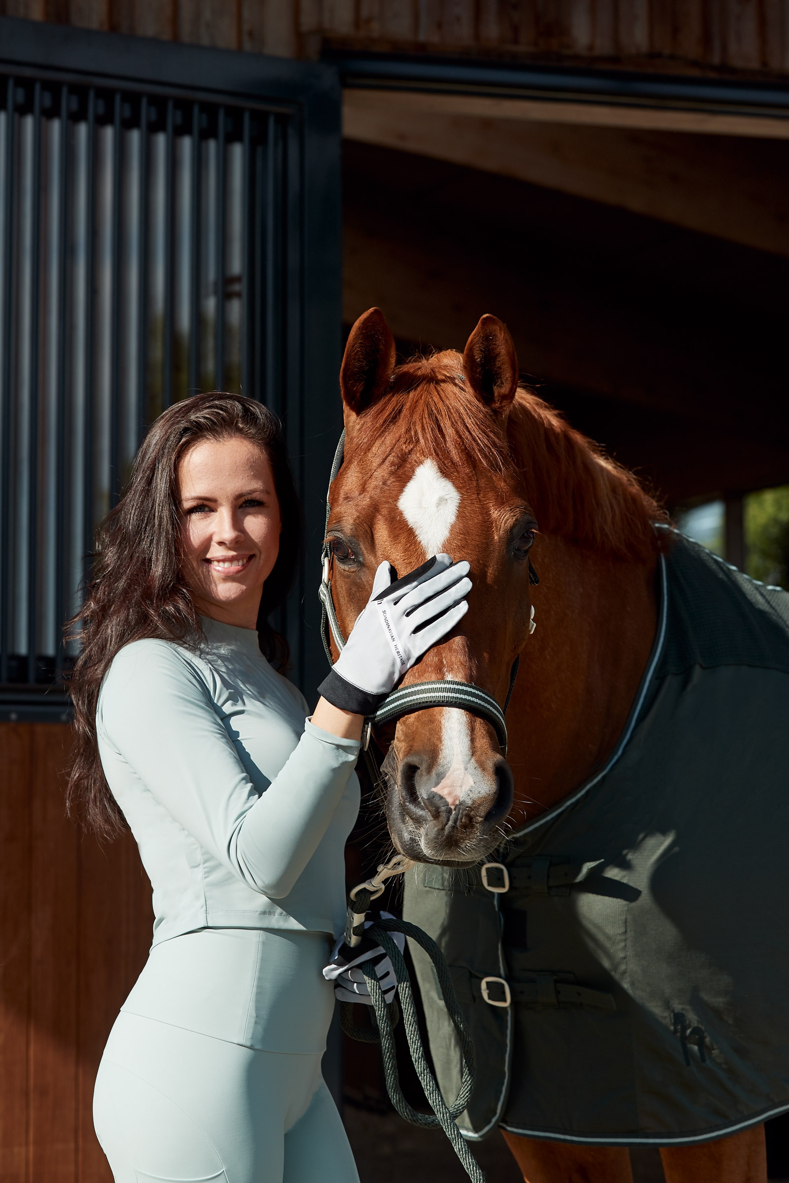 Horze Gabriela ridehansker, UPF 40+