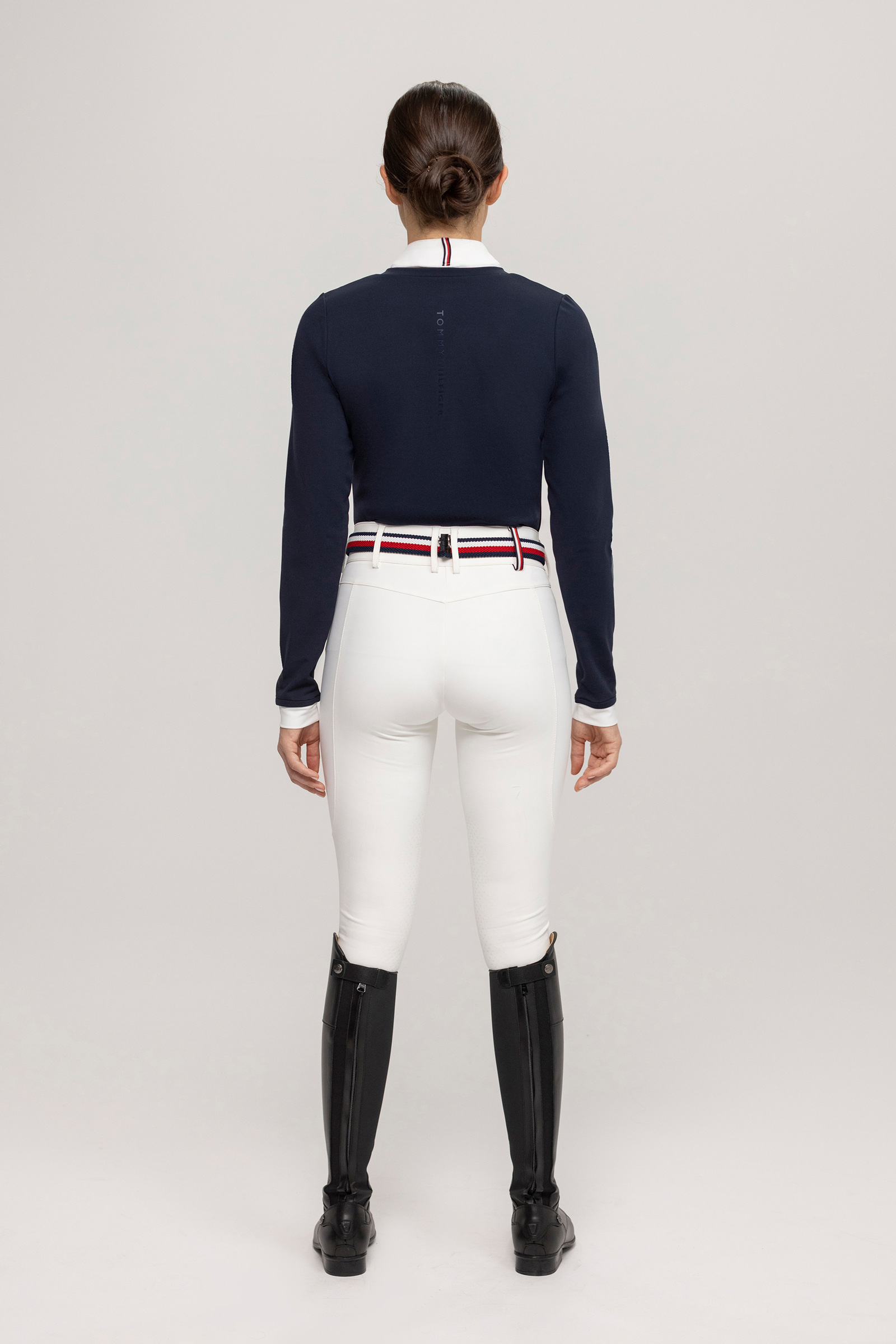 Tommy Hilfiger Equestrian Montana dames 2-i-1 stevneskjorte