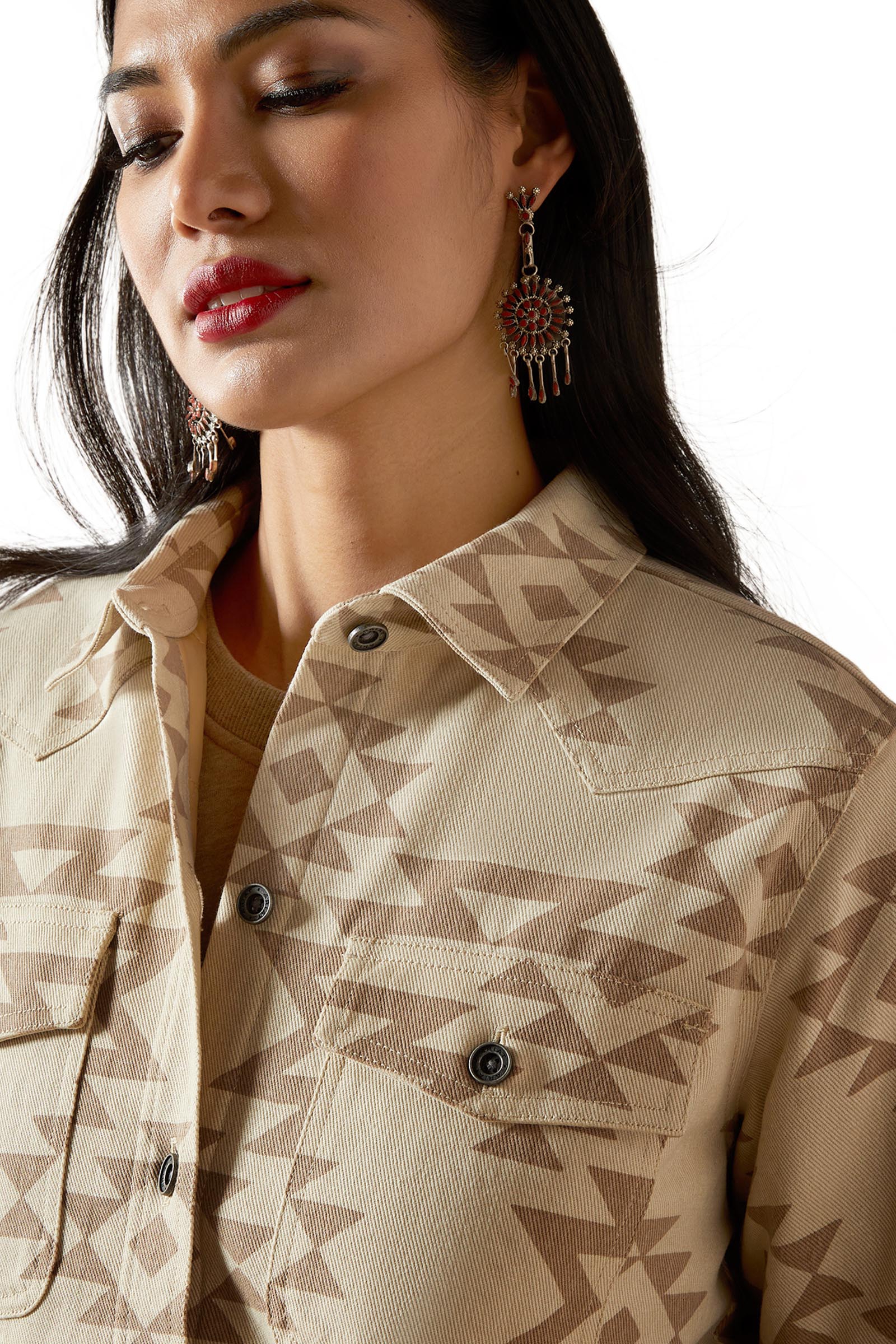 Ariat Clovis vattert dameskjortejakke