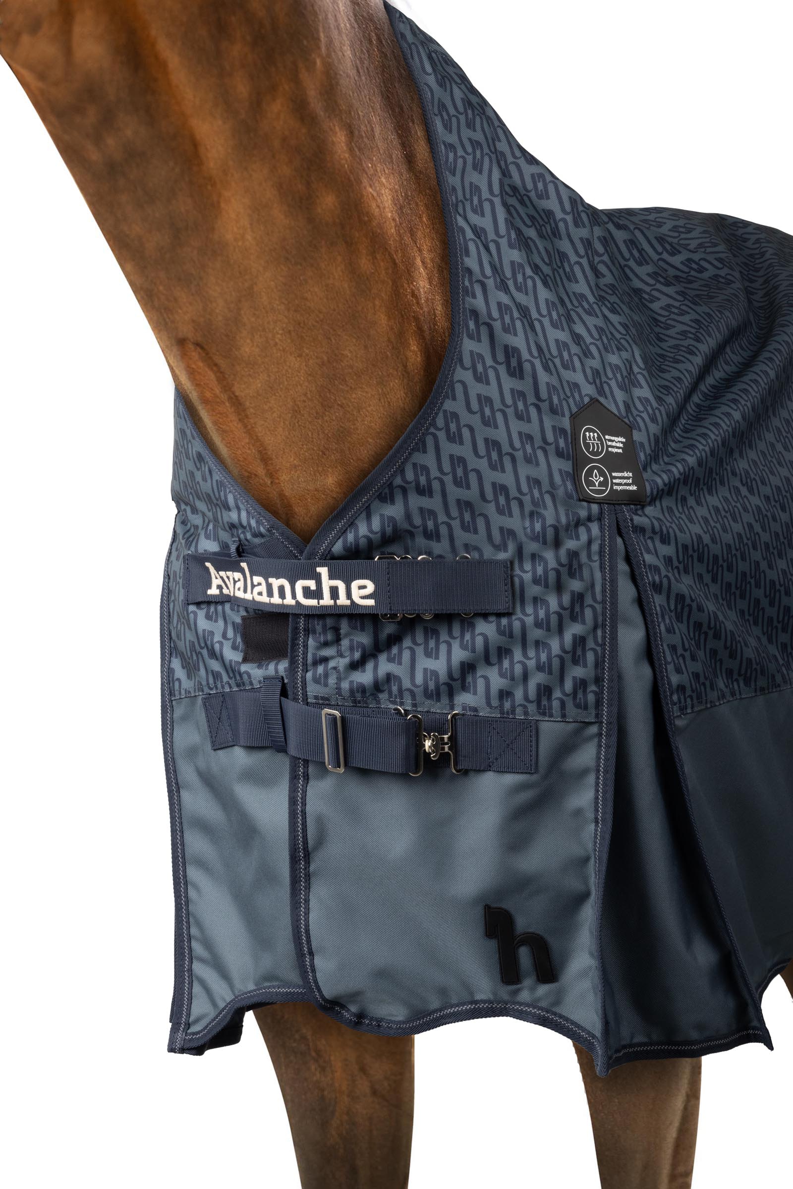 Horze Avalanche 1200D Medium Utedekken, 50 g