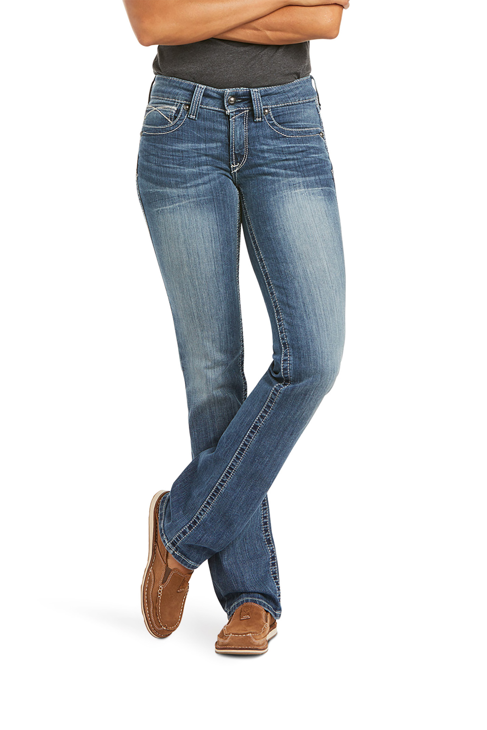 Rainstorm Ariat REAL Stretch Icon rette jeans, dame