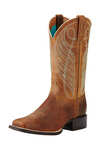 Ariat Round Up Wide Square Toe dames westernstøvler