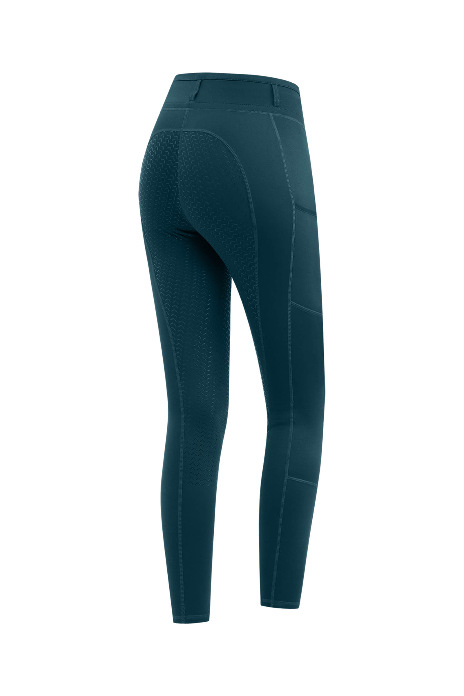 Petrol Blue ELT Ella Women's rideleggings med fullgrip