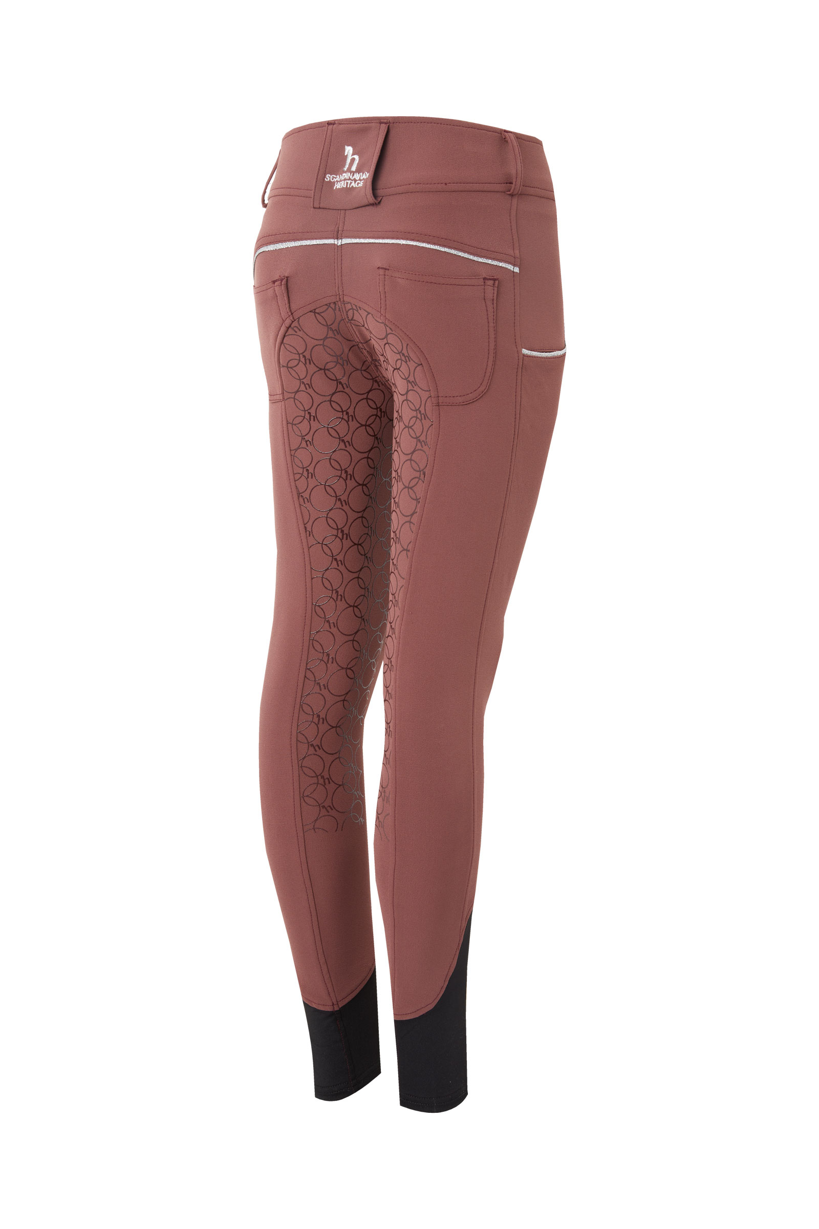 Horze Leighton Teens helforsterkede ridebukser med silikon og telefonlomme