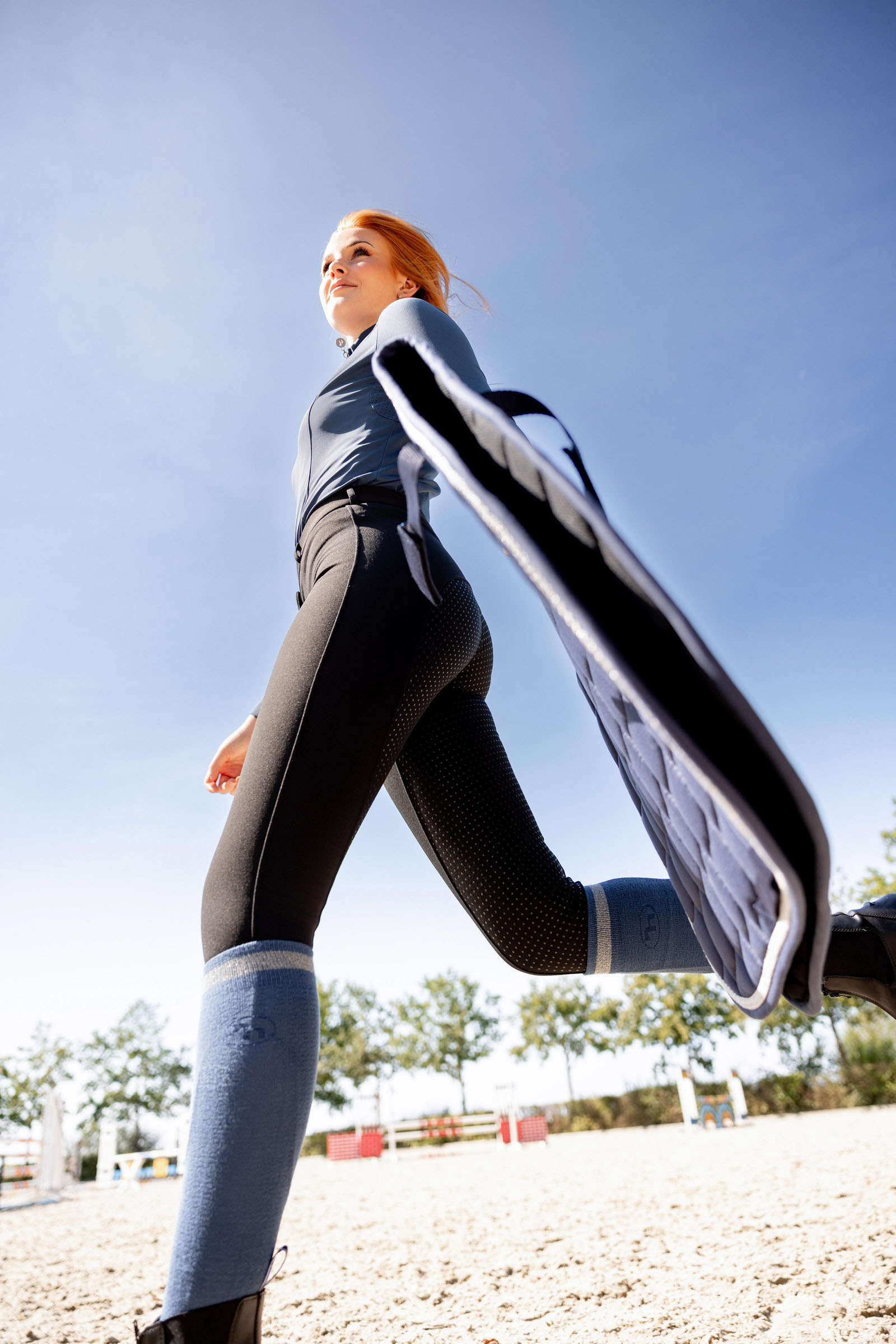 Horze Felicia Thermo Ridebukser med full grip