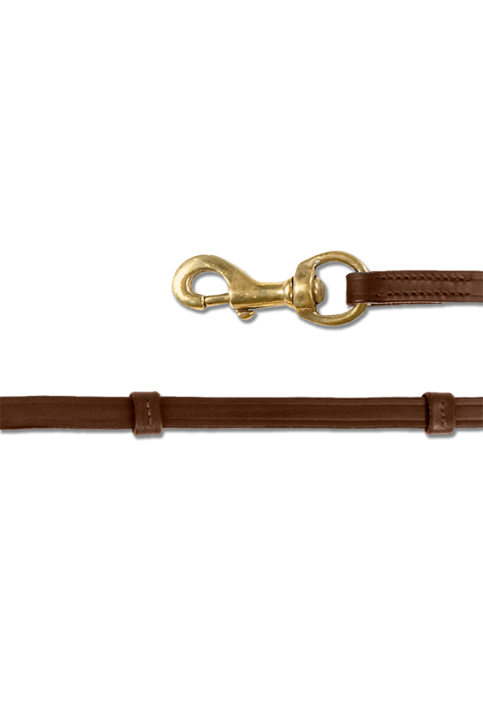 Brown/Brass Waldhausen Icelandic Reins with Carabiner