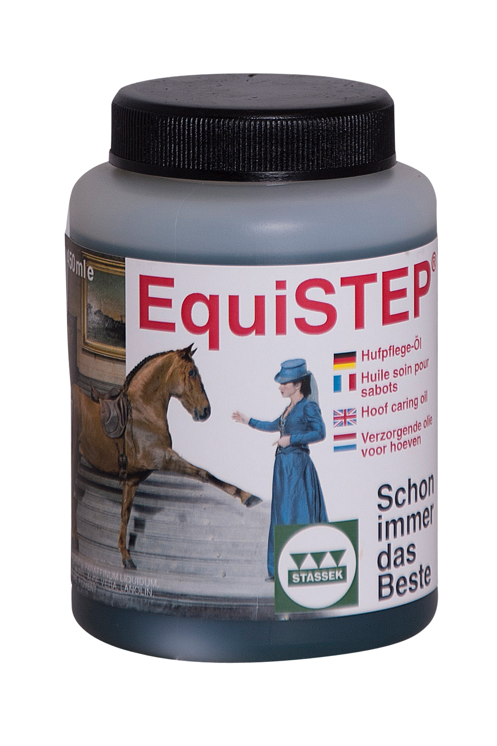 Stassek Equistep Hovolje refillflaske (uten pensel), 450 ml
