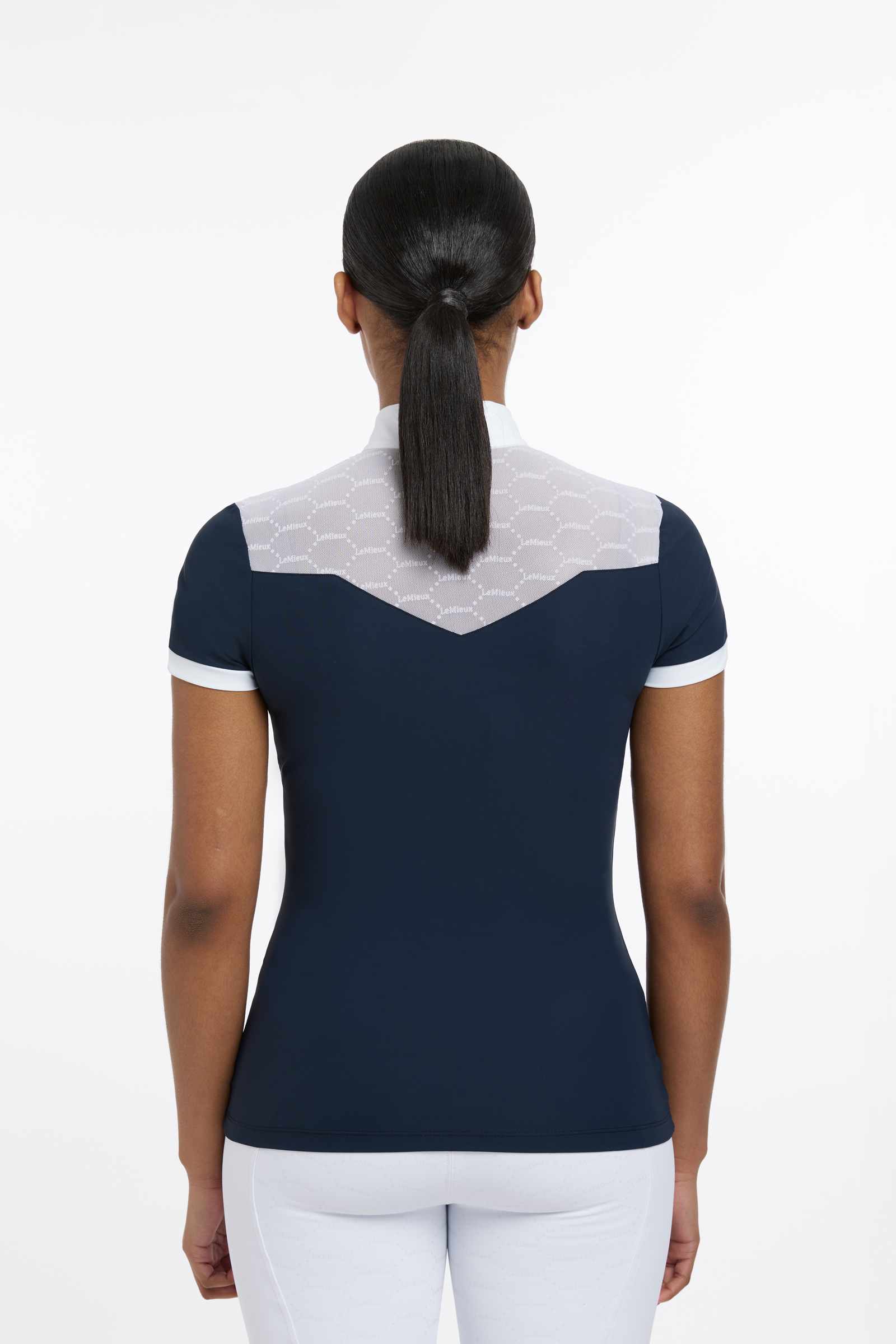 LeMieux Emily kortermet stevneskjorte for kvinner