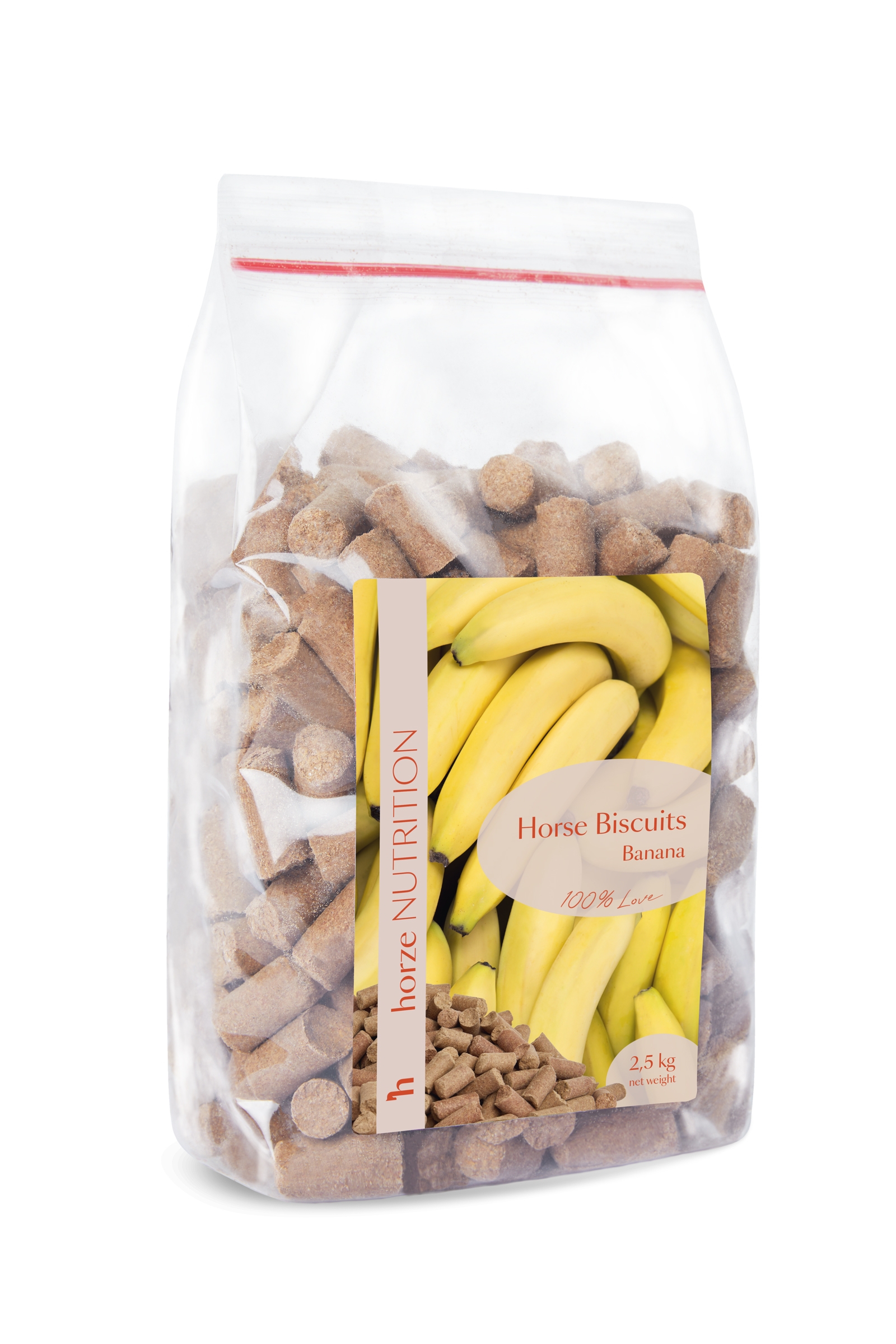 Horze Biscuits godbiter, banan, 2,5 kilo