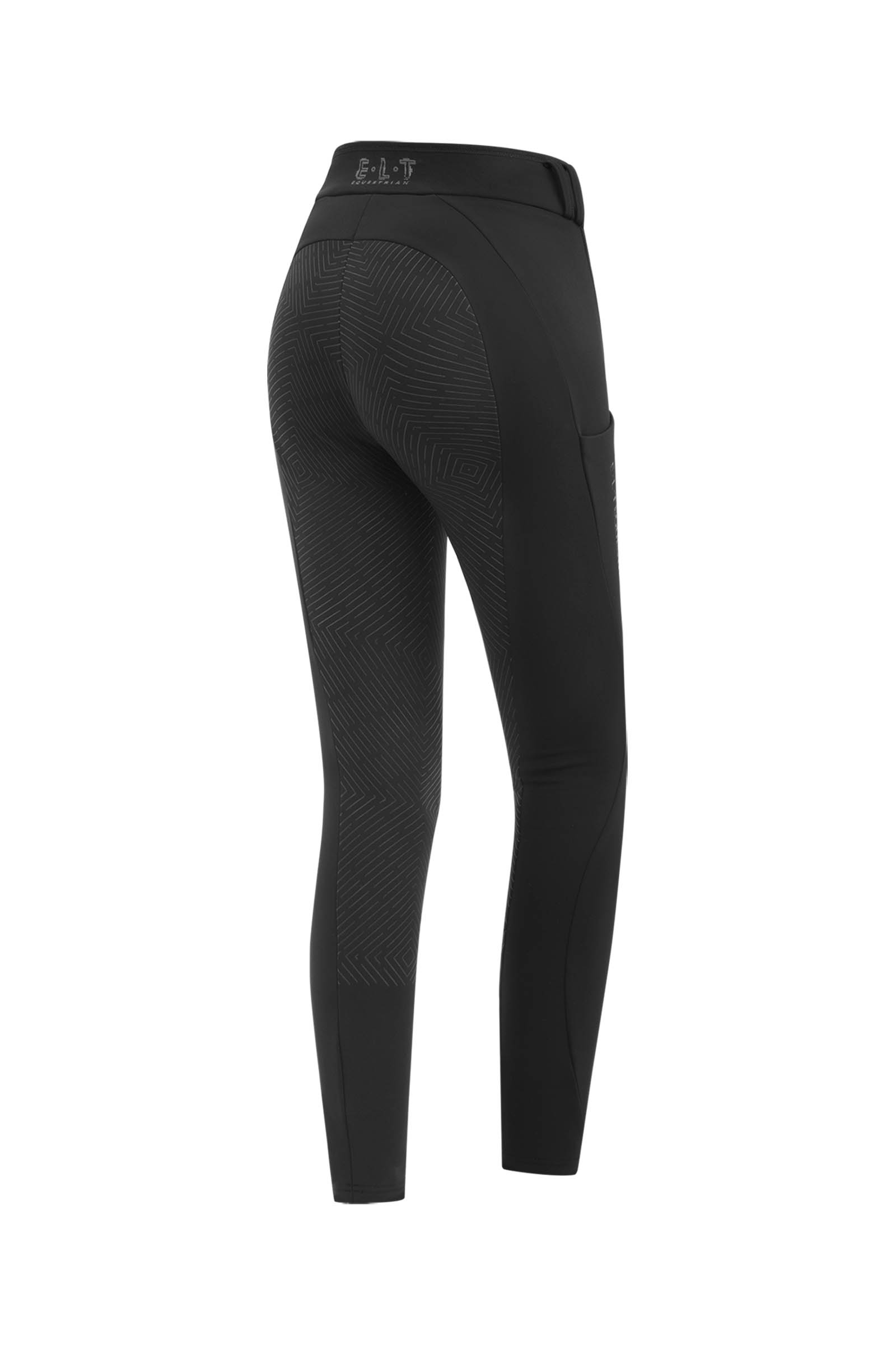 Black ELT Dame varmende rideleggings Rena