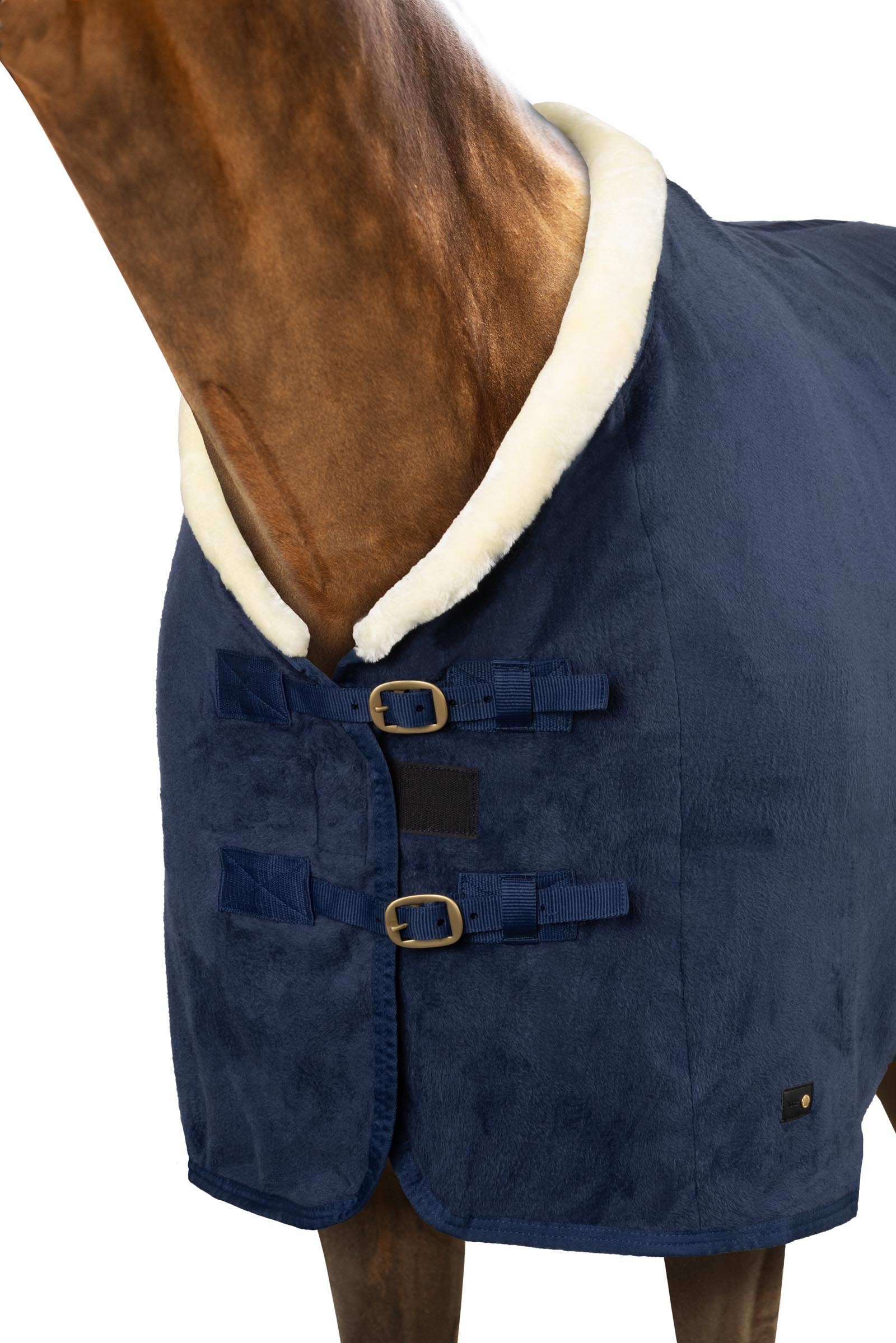 Horze Lincoln fleecedekken med pelskrage