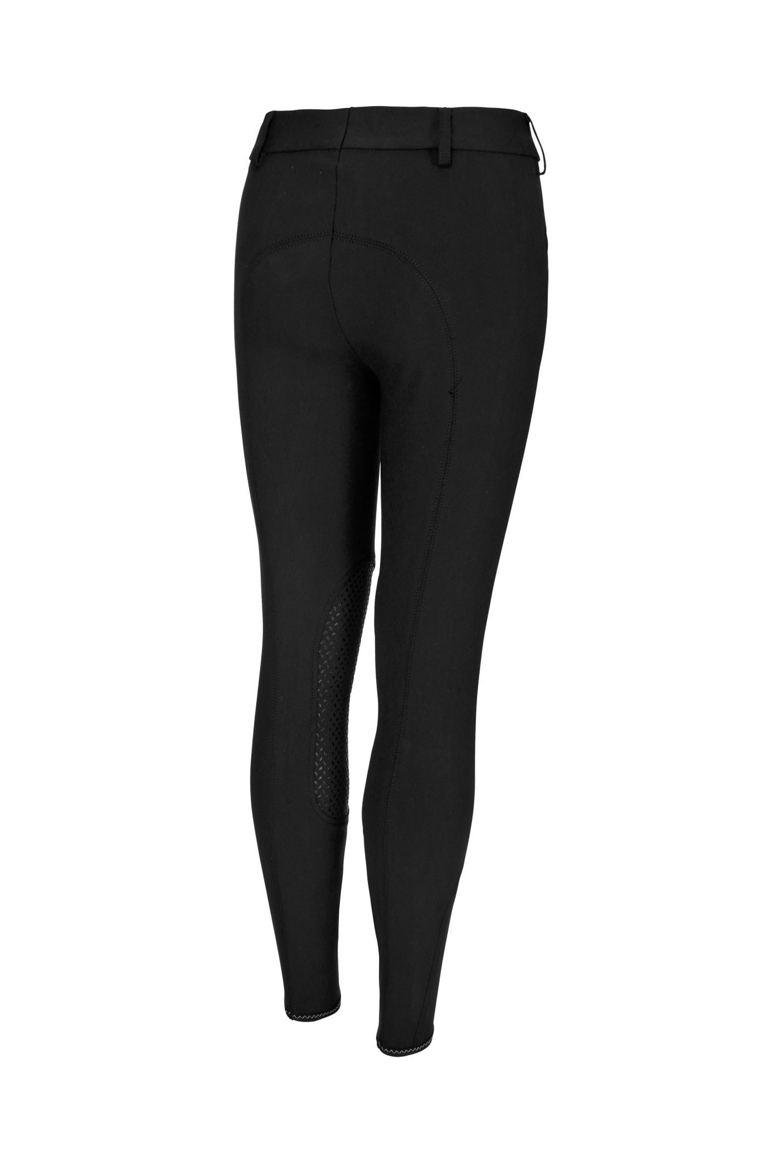 Black Pikur Brooklyn kneforsterkede ridebukse med grip, barn