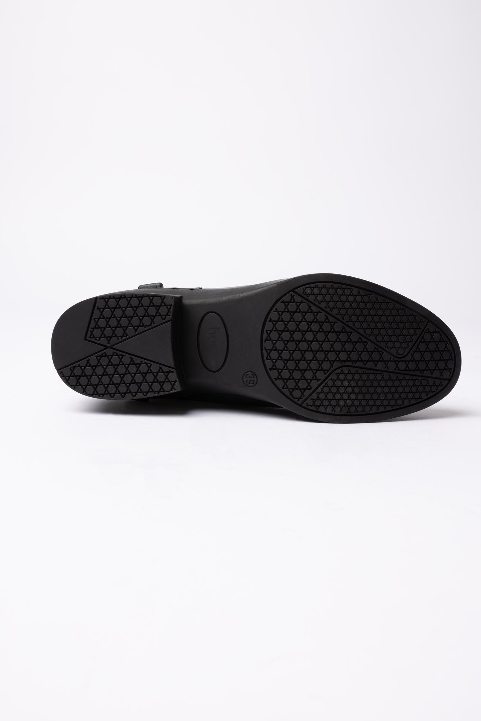 Horze Oldenburg jodhpurst&oslash;vler i l&aelig;r med glidel&aring;s foran