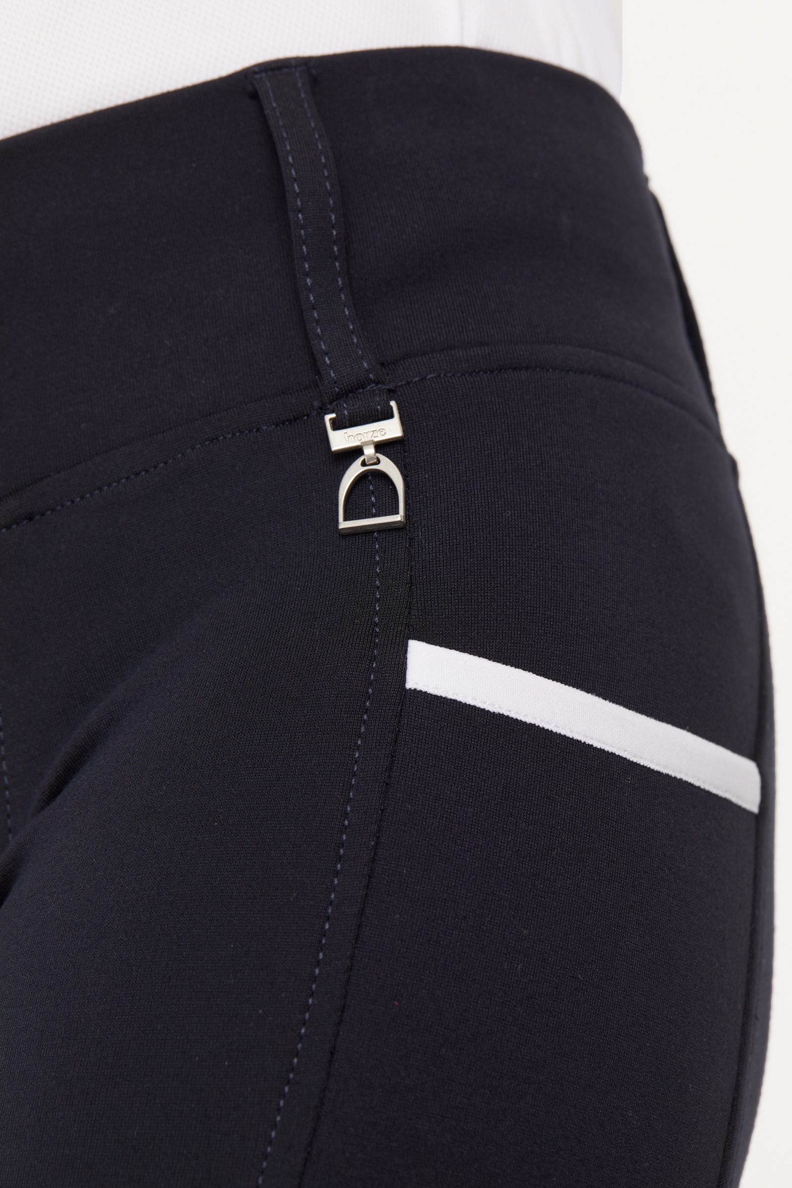 Horze Lucinda tights, helforsterket med silikon, høyt liv, barn