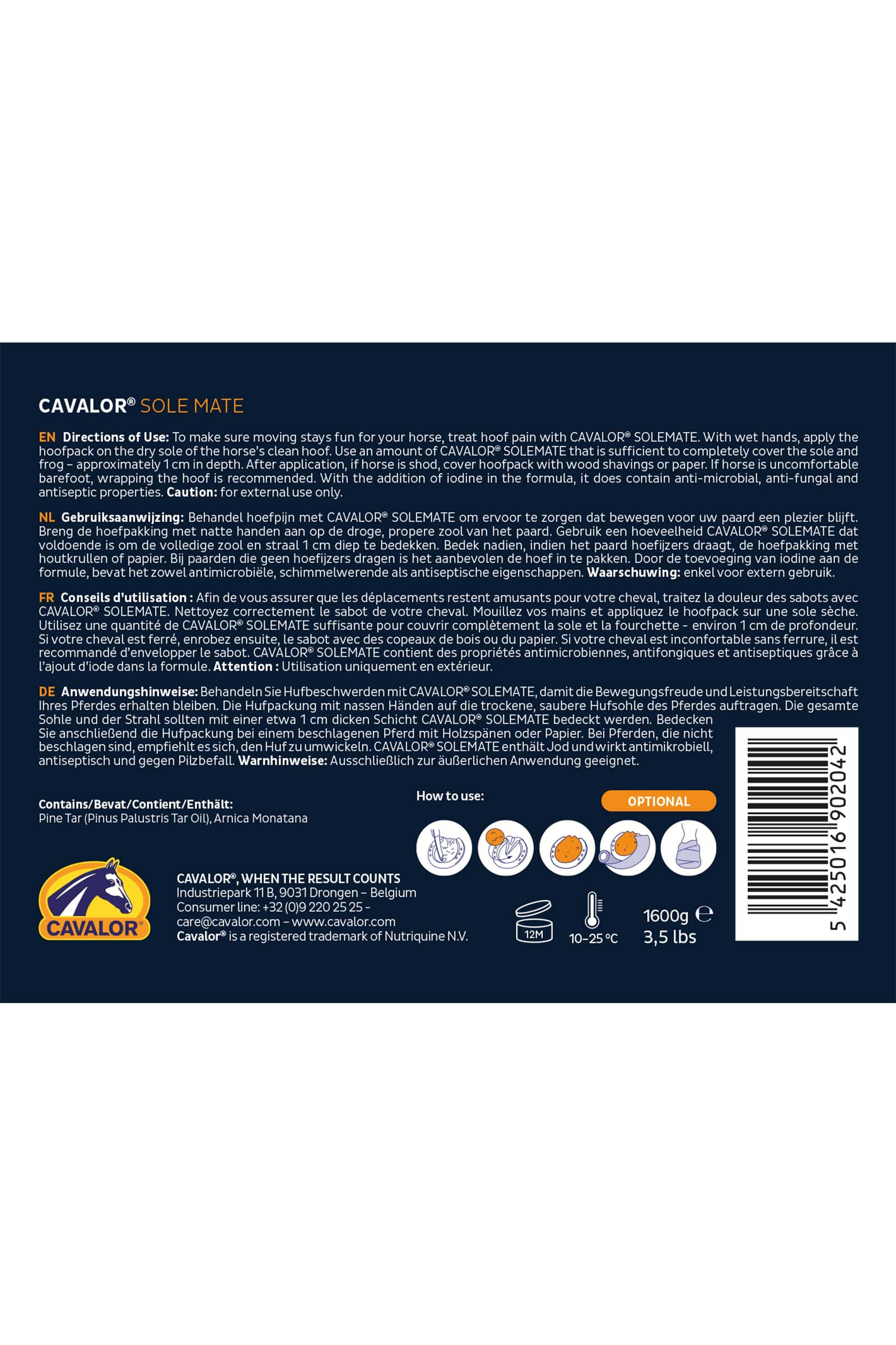 Cavalor Solemate, 1,6 kilo