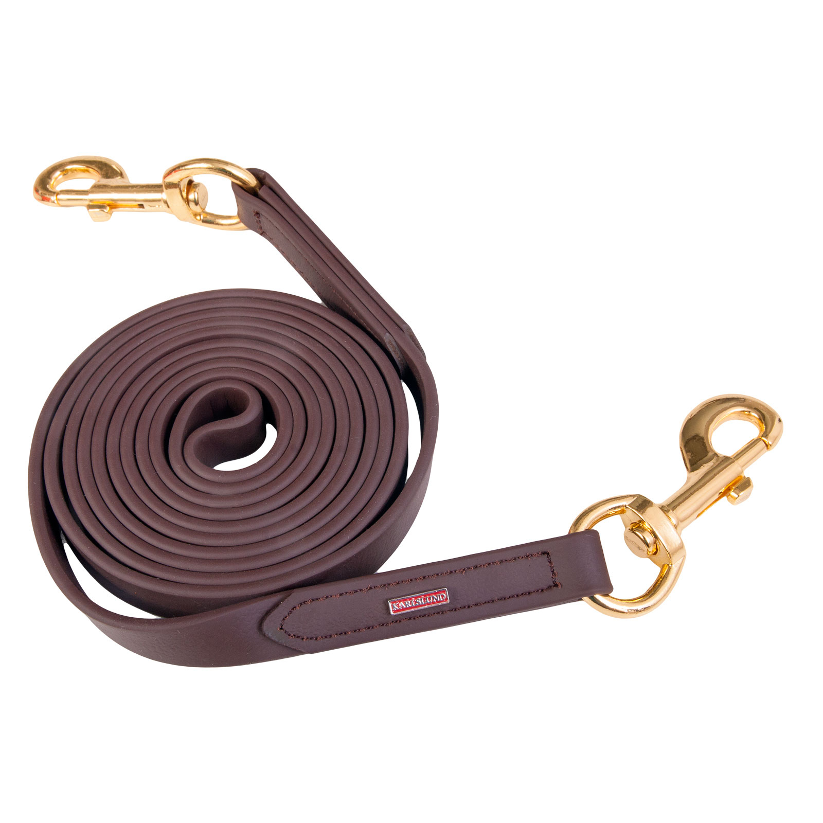 Brown/Brass Karlslund SuperStrap t&oslash;yler