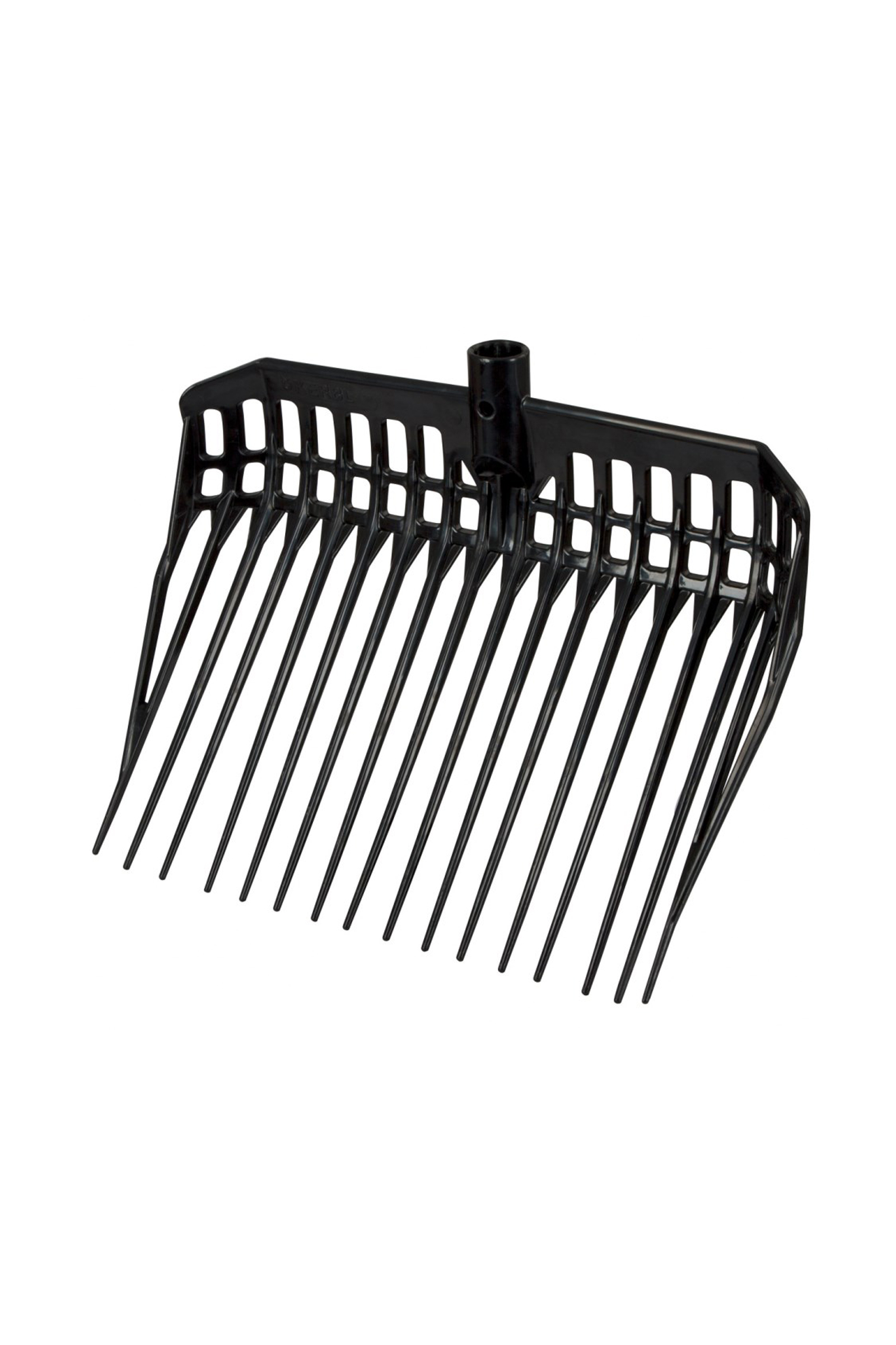 Kerbl strøgaffel EcoFork med metallhåndtak og D-grep