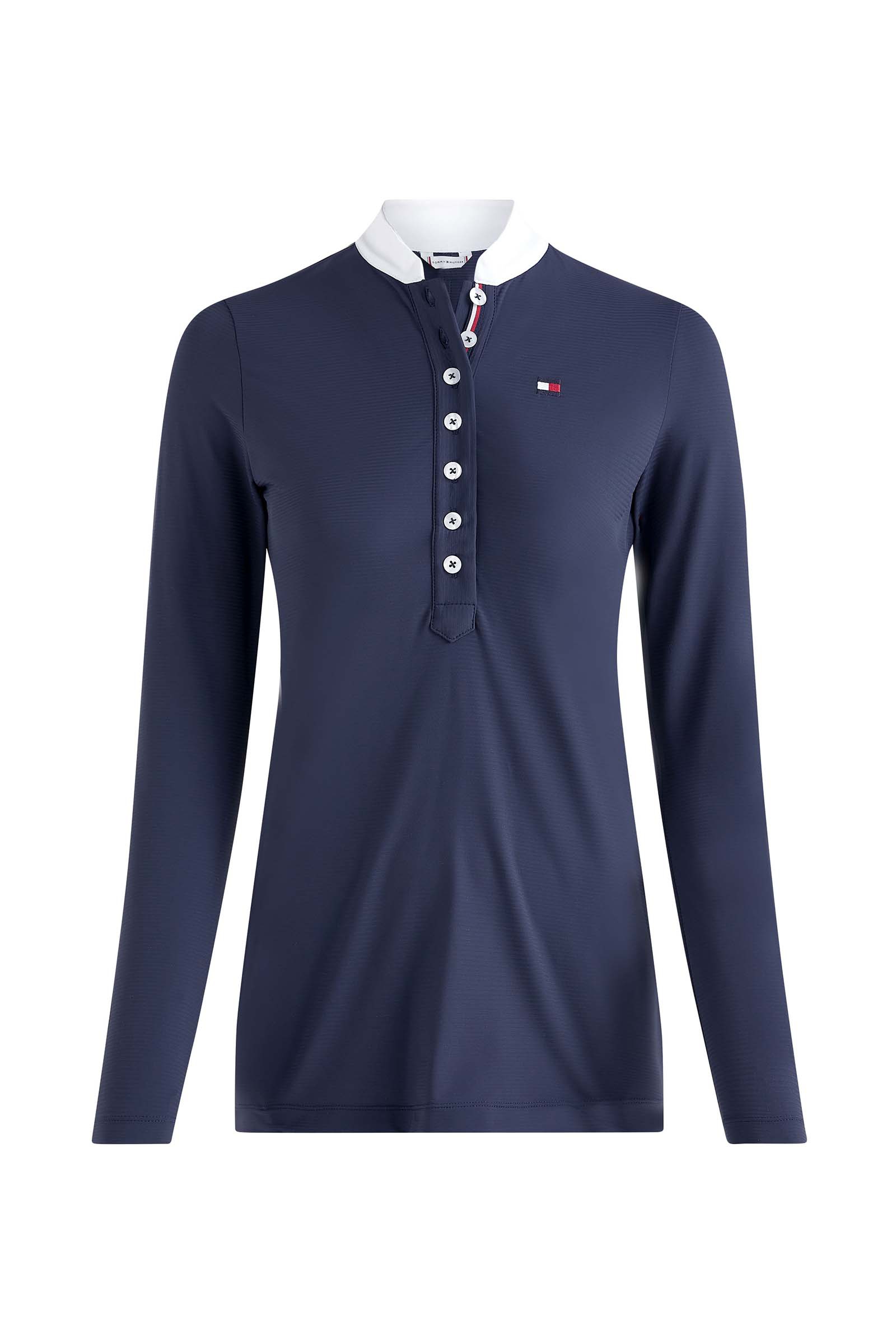 Tommy Hilfiger Equestrian langermet stevneskjorte, dame