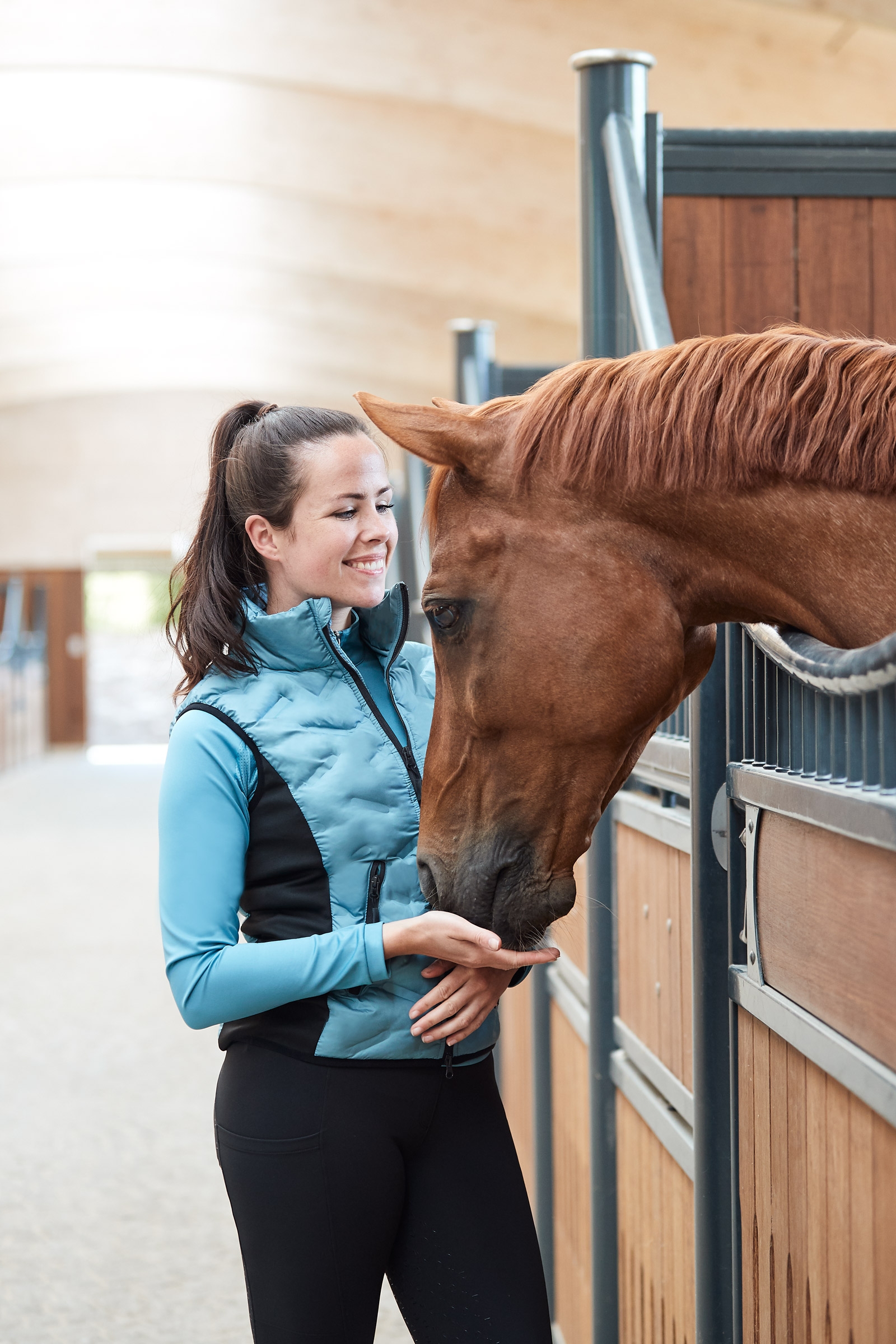 Horze Shelly lett vattert vest, dame