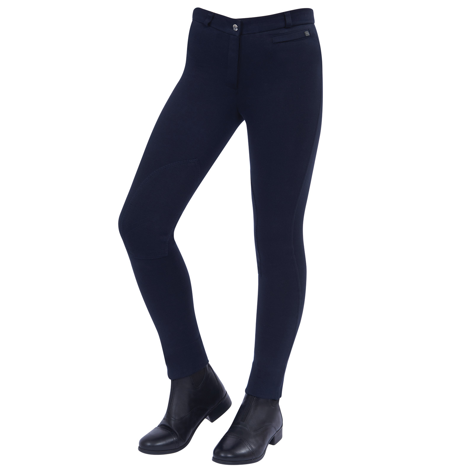 DB/AB Dublin Supa-fit jodhpurs med kneforsterking og glidelås, junior